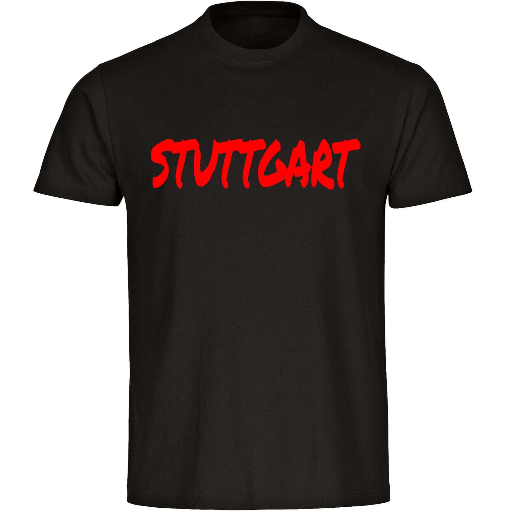 Kinder T-Shirt - Stuttgart - Textmarker - Druck rot - Kind