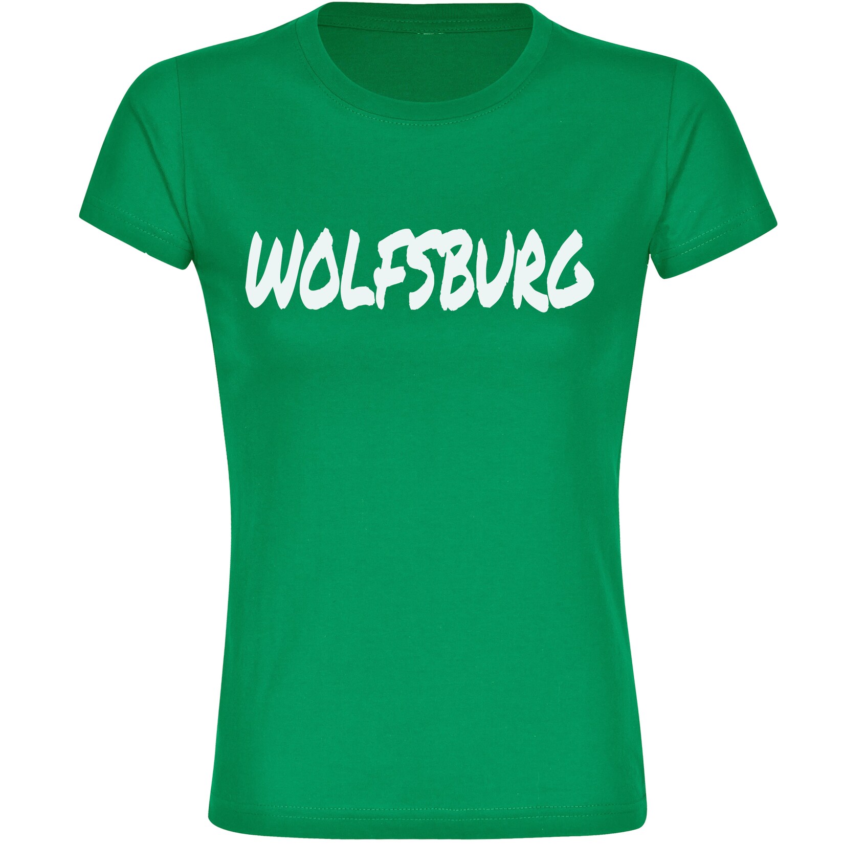 Damen T-Shirt - Wolfsburg - Textmarker - Druck weiß - Frauen