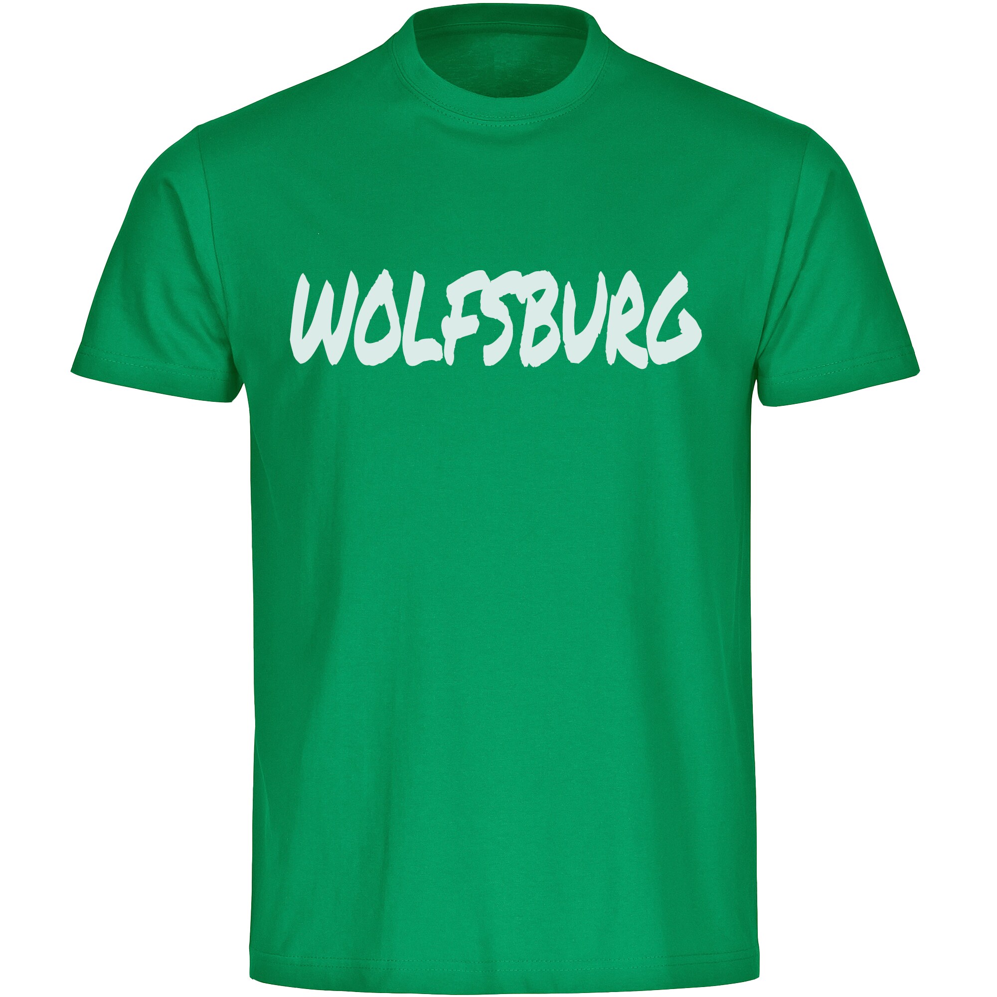 multifanshop Kinder T-Shirt - Wolfsburg - Textmarker - Druck wei&szlig; - Kind 