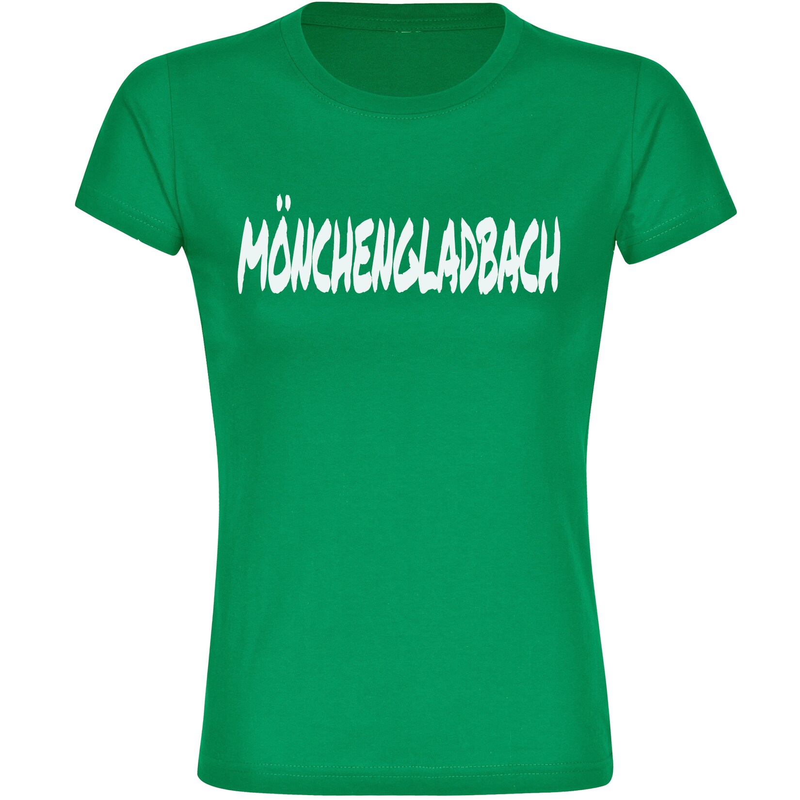 Damen T-Shirt - Mönchengladbach - Textmarker - Druck weiß - Frauen