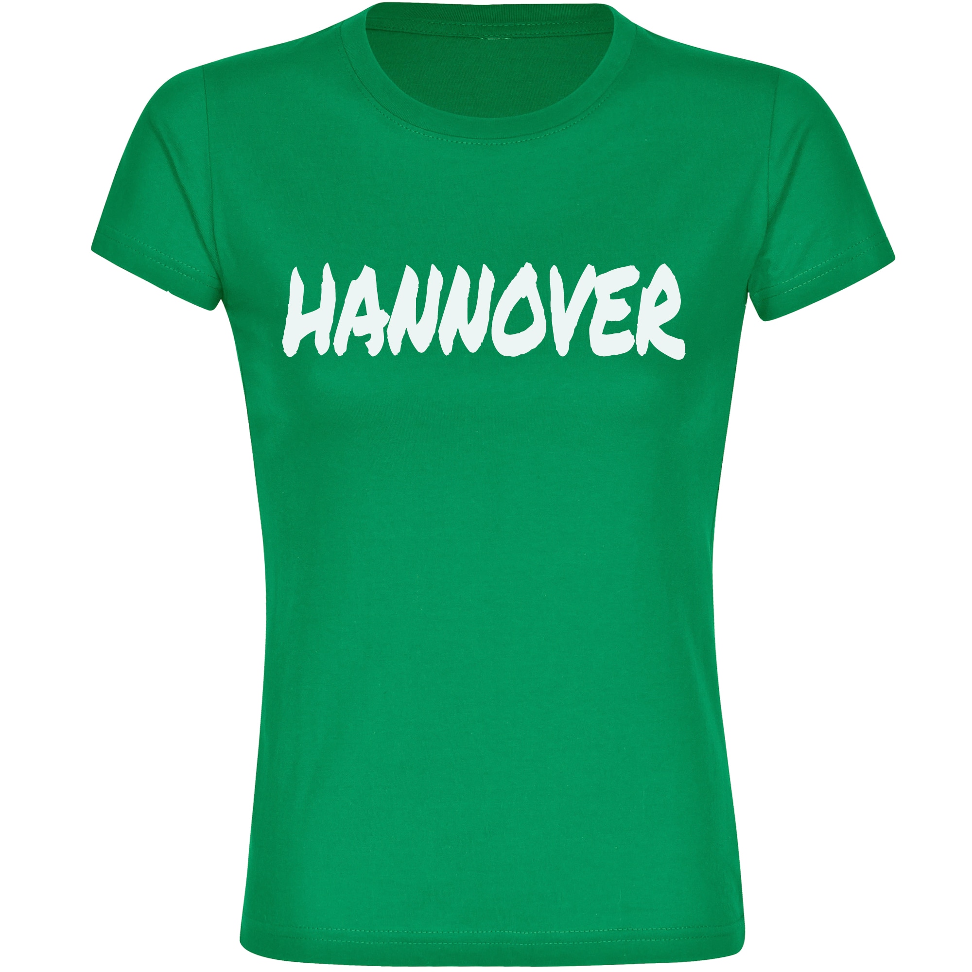 multifanshop Damen T-Shirt - Hannover - Textmarker - Druck wei&szlig; - Frauen 