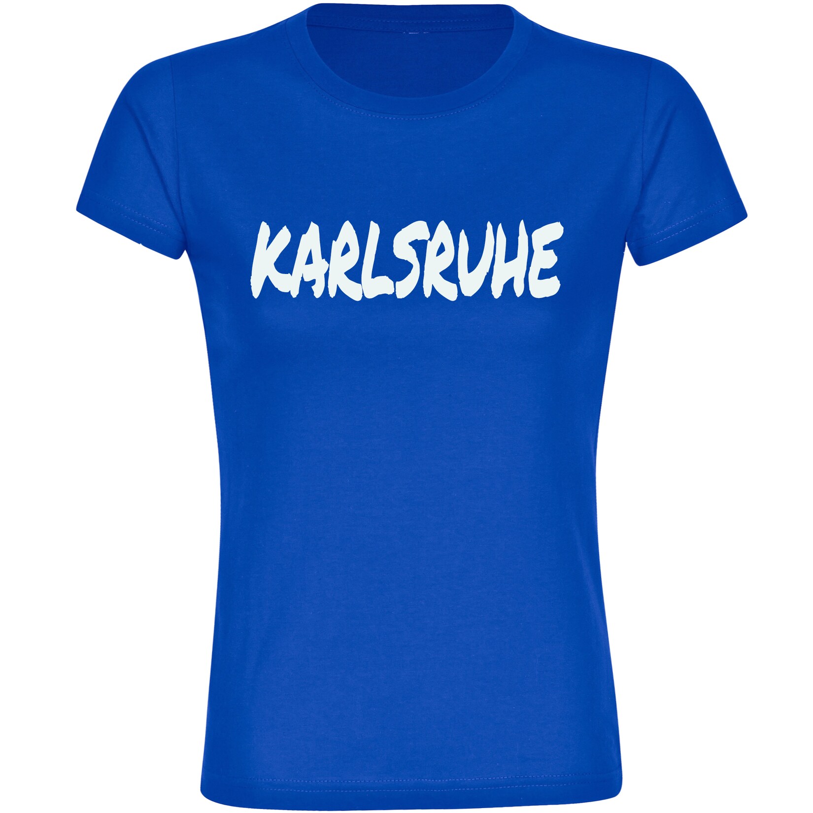 Damen T-Shirt - Karlsruhe - Textmarker - Druck weiß - Frauen