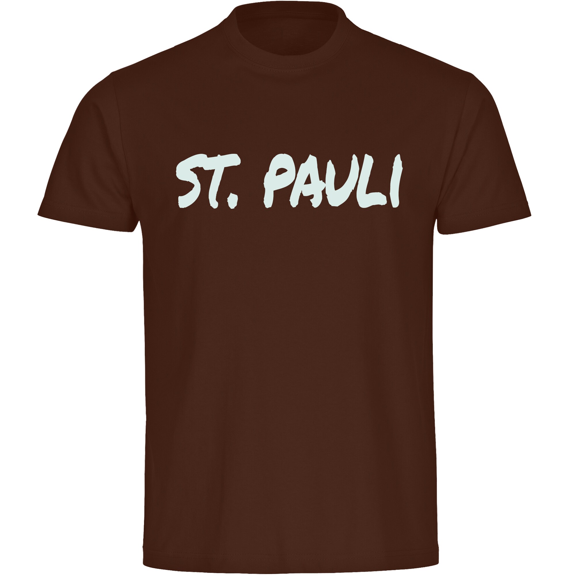 multifanshop Herren T-Shirt - St. Pauli - Textmarker - Druck wei&szlig; - M&auml;nner 