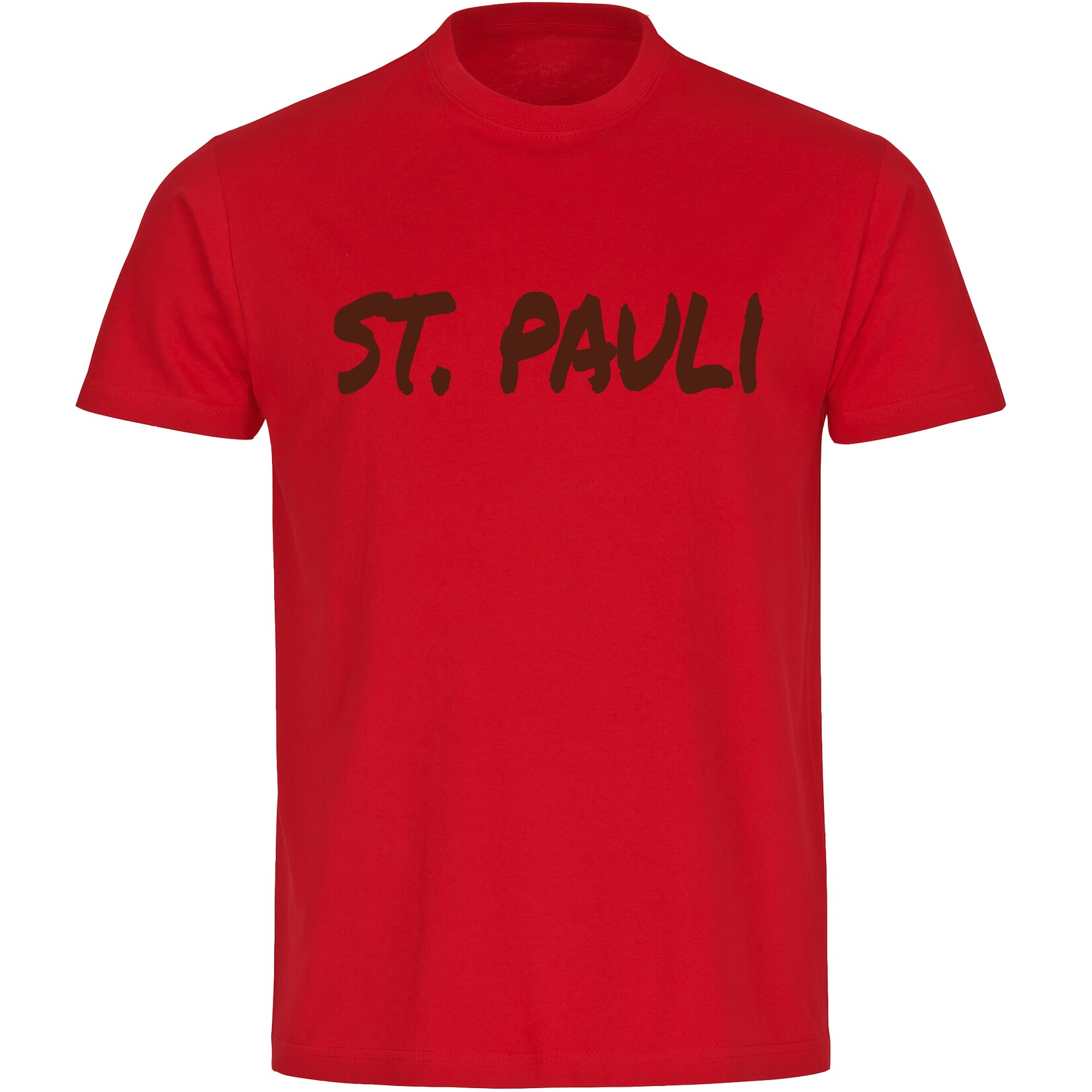 Kinder T-Shirt - St. Pauli - Textmarker - Druck braun - Kind