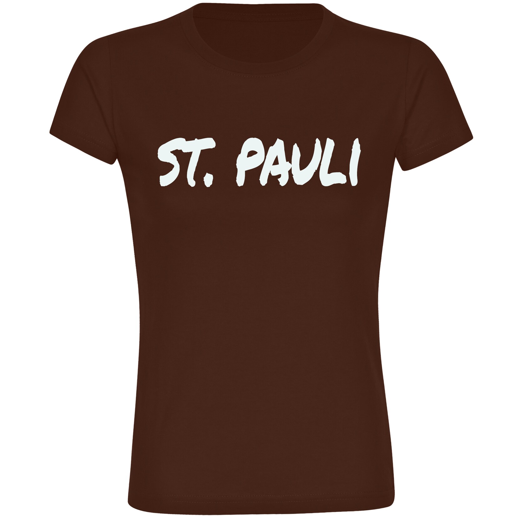 Damen T-Shirt - St. Pauli - Textmarker - Druck weiß - Frauen