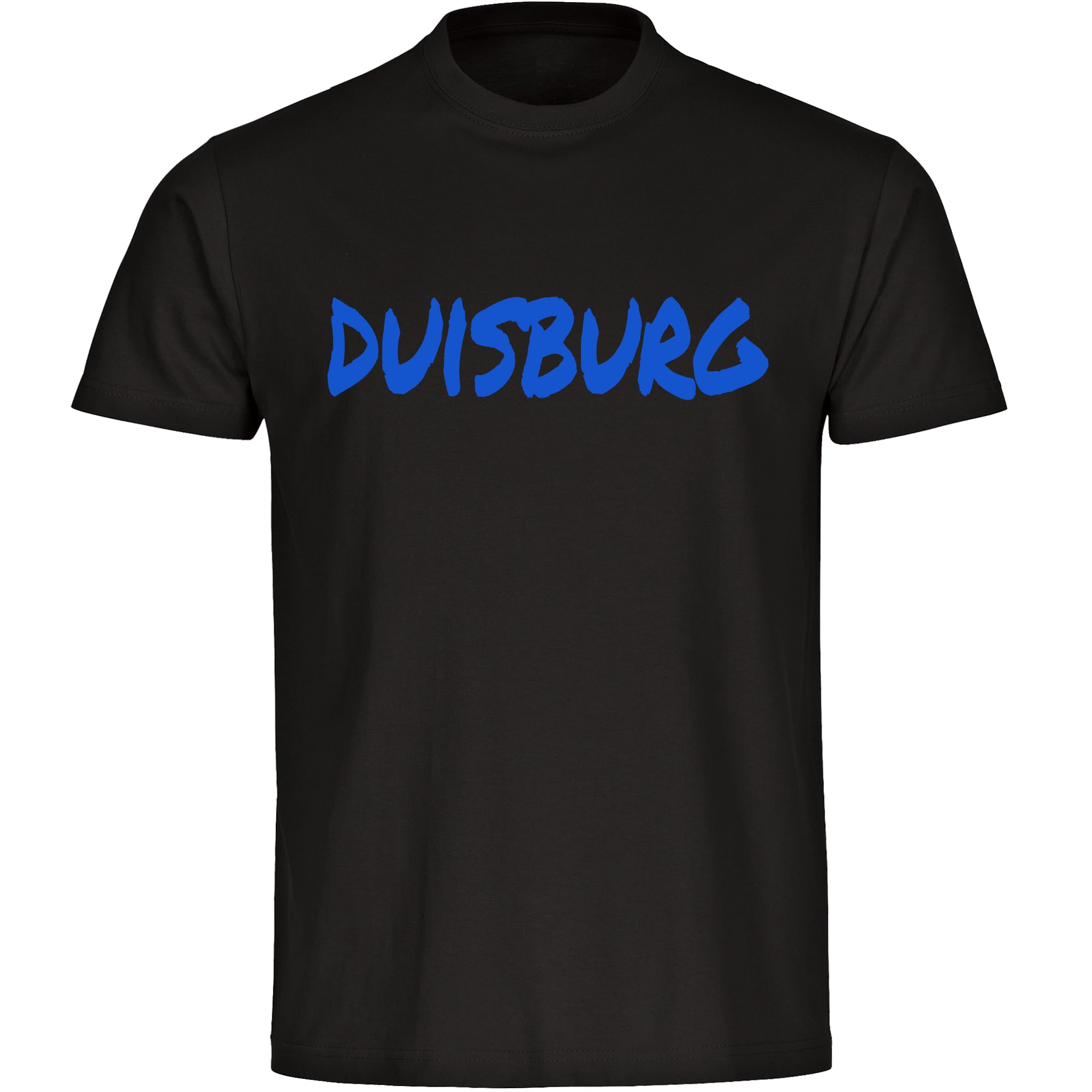 multifanshop Kinder T-Shirt - Duisburg - Textmarker - Druck blau - Kind 
