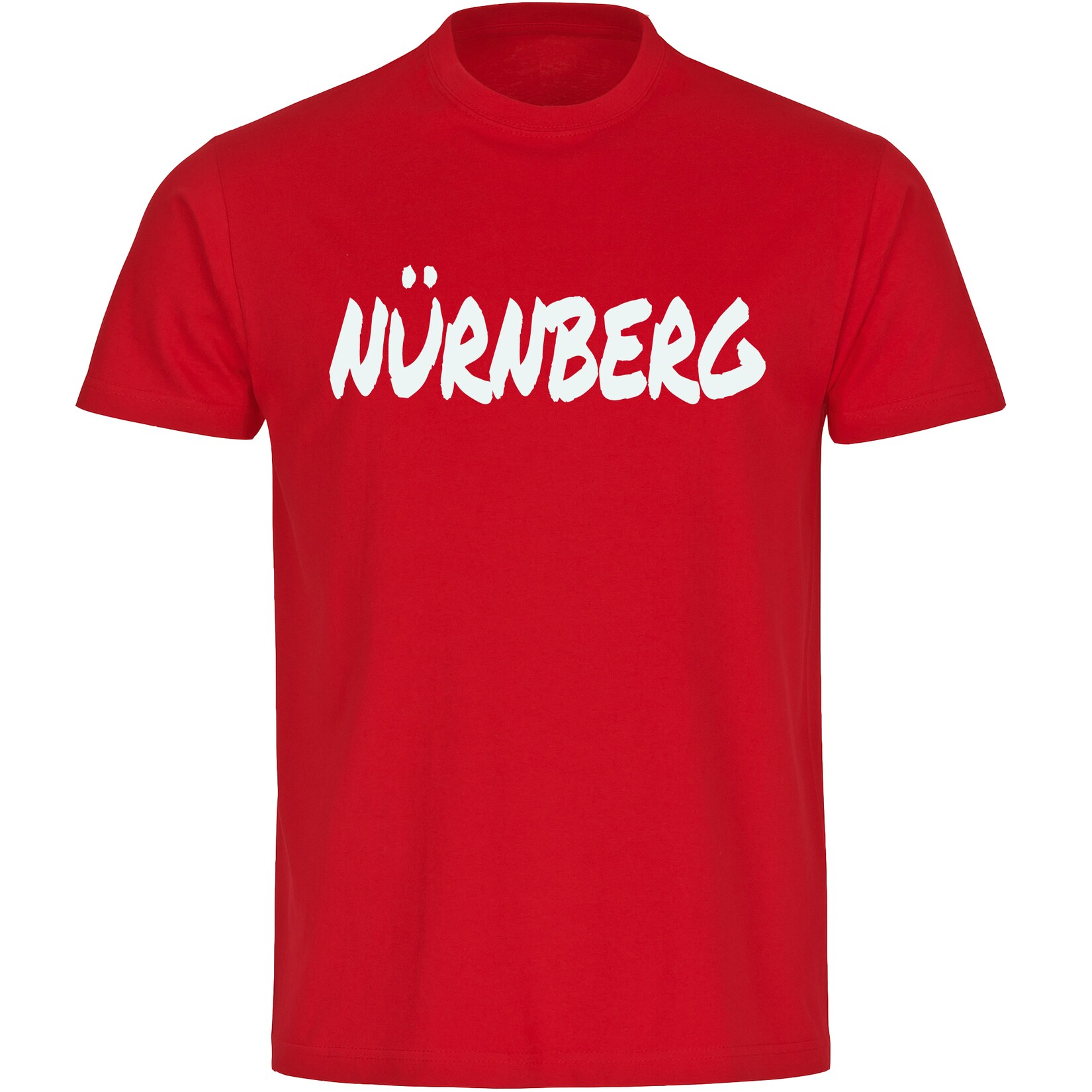 Herren T-Shirt - Nürnberg - Textmarker - Druck weiß - Männer