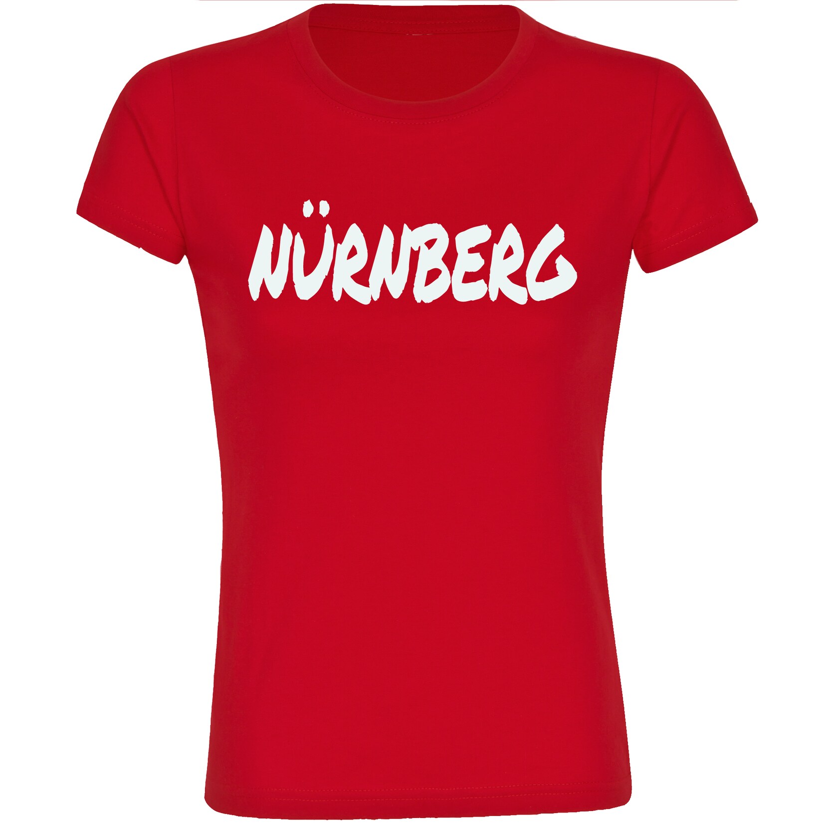 Damen T-Shirt - Nürnberg - Textmarker - Druck weiß - Frauen