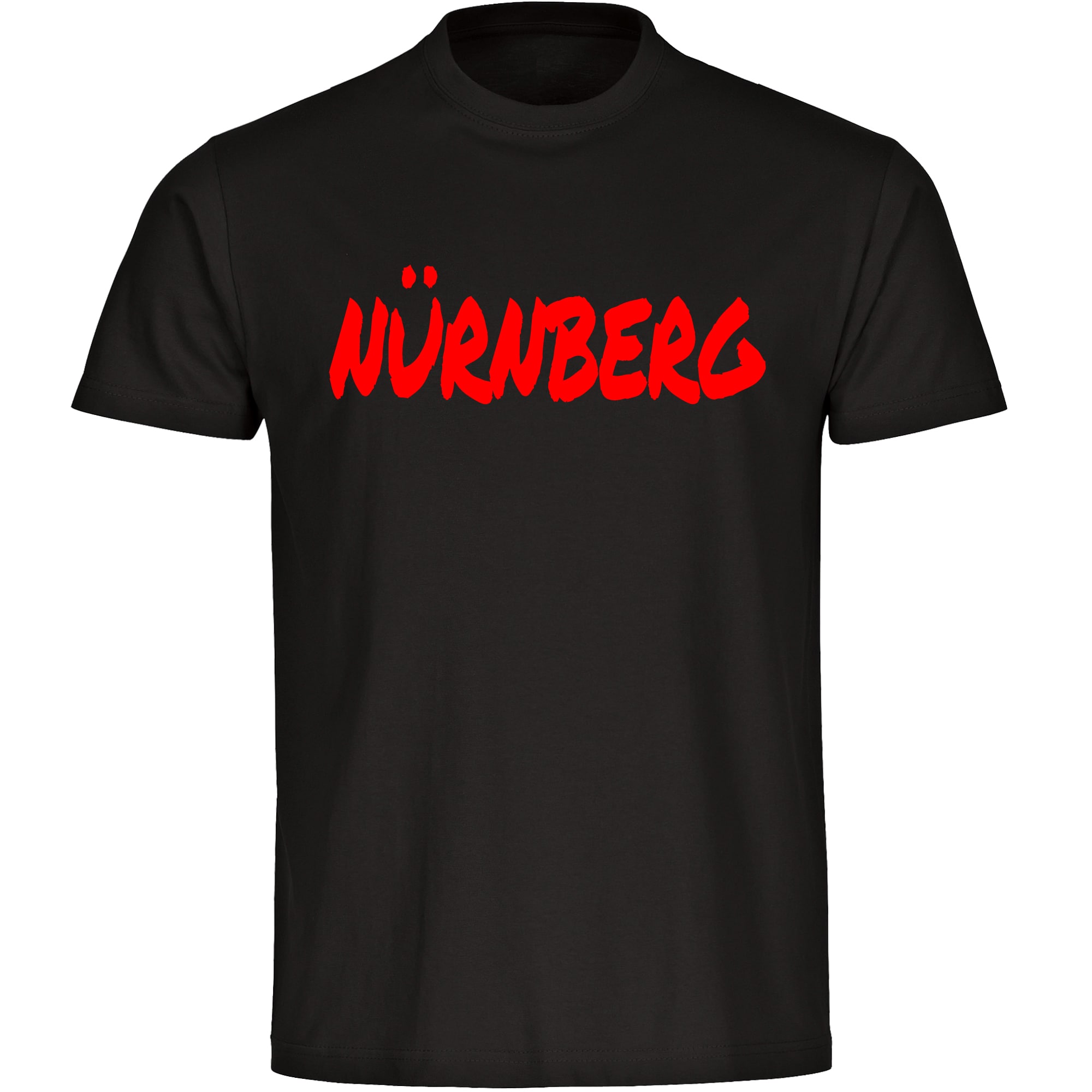 multifanshop Kinder T-Shirt - N&uuml;rnberg - Textmarker - Druck rot - Kind 