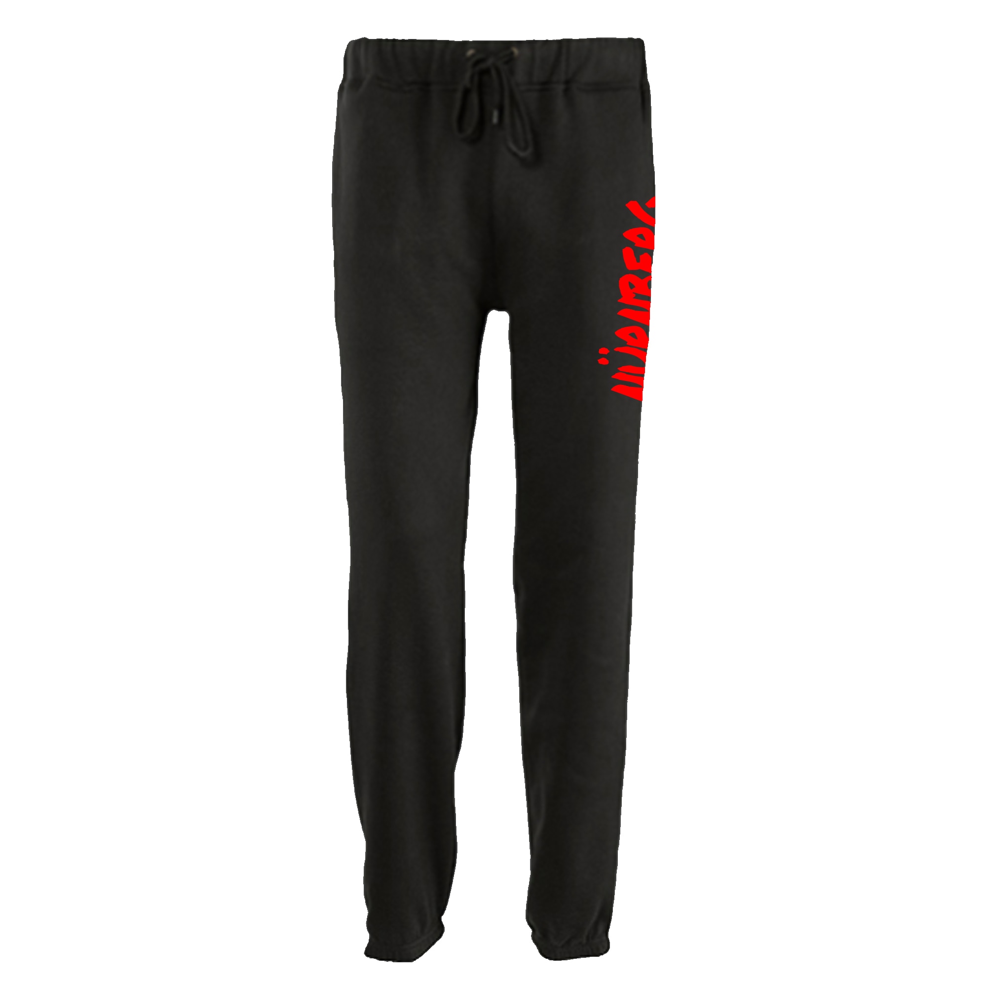 multifanshop Jogginghose - N&uuml;rnberg - Textmarker - Druck rot - Trainingshose 