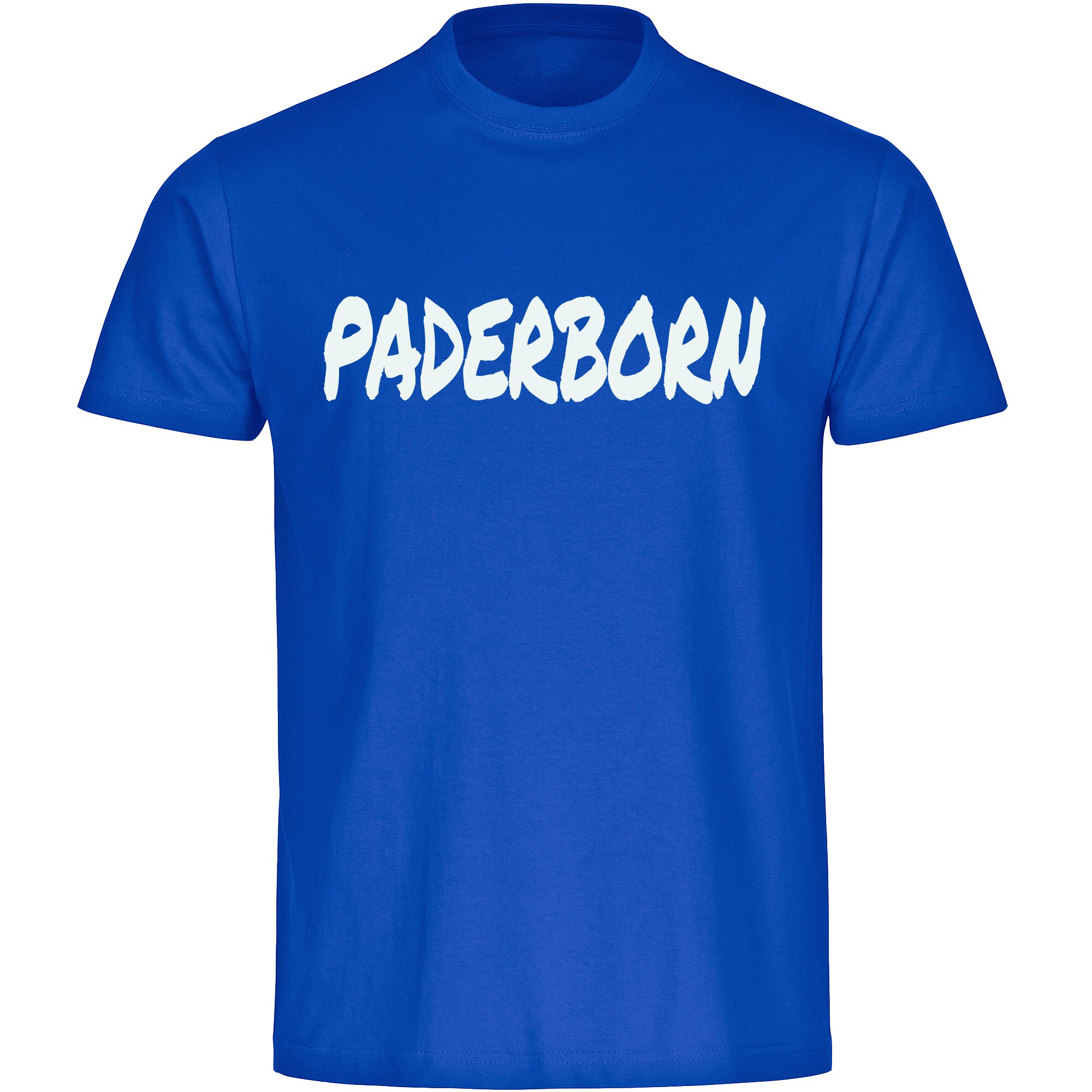 multifanshop Herren T-Shirt - Paderborn - Textmarker - Druck wei&szlig; - M&auml;nner 