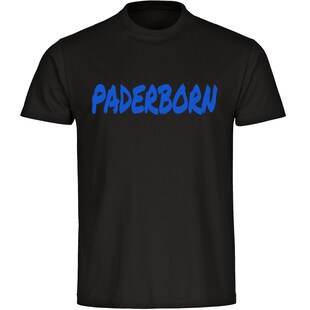 multifanshop Kinder T-Shirt - Paderborn - Textmarker - Druck blau - Kind 