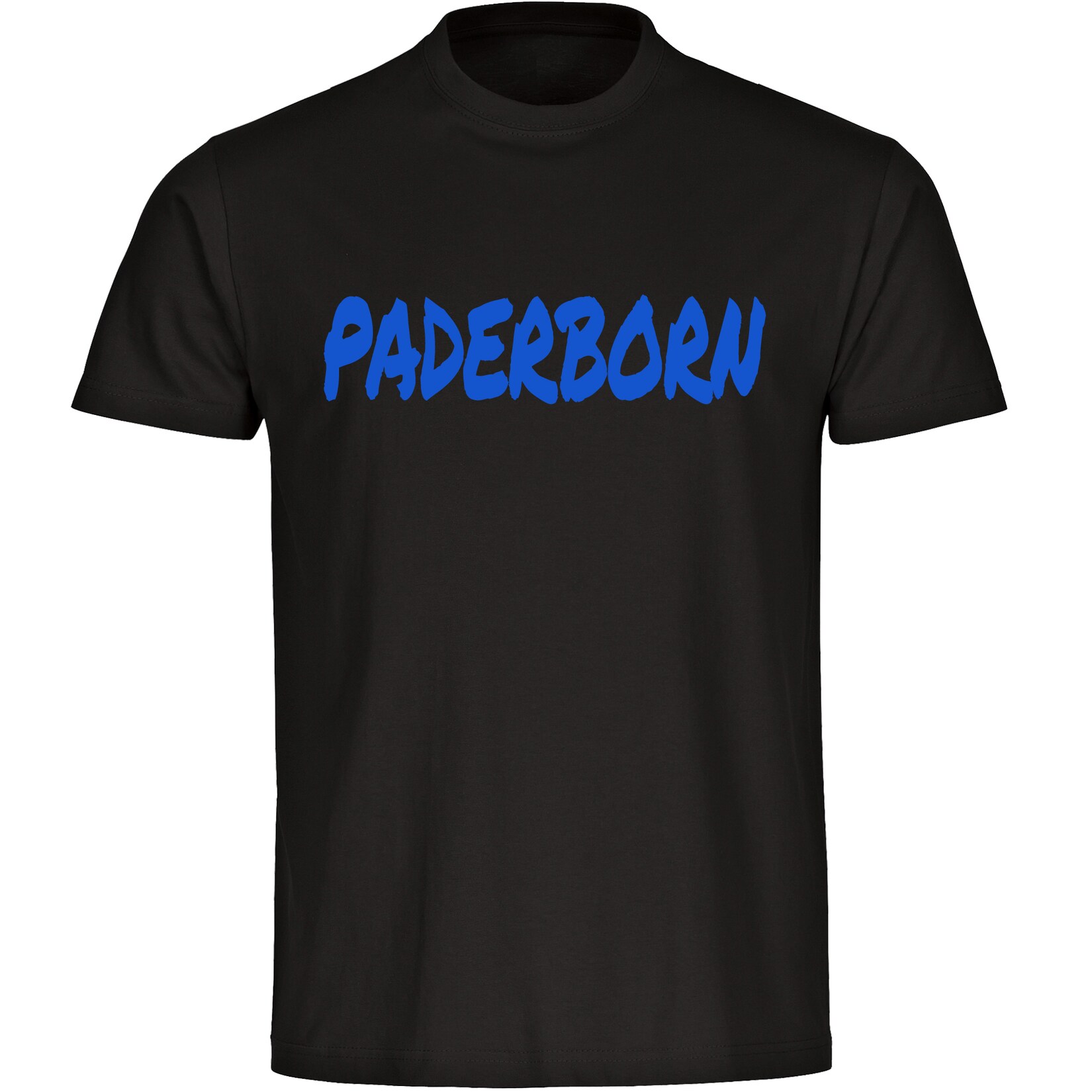Kinder T-Shirt - Paderborn - Textmarker - Druck blau - Kind