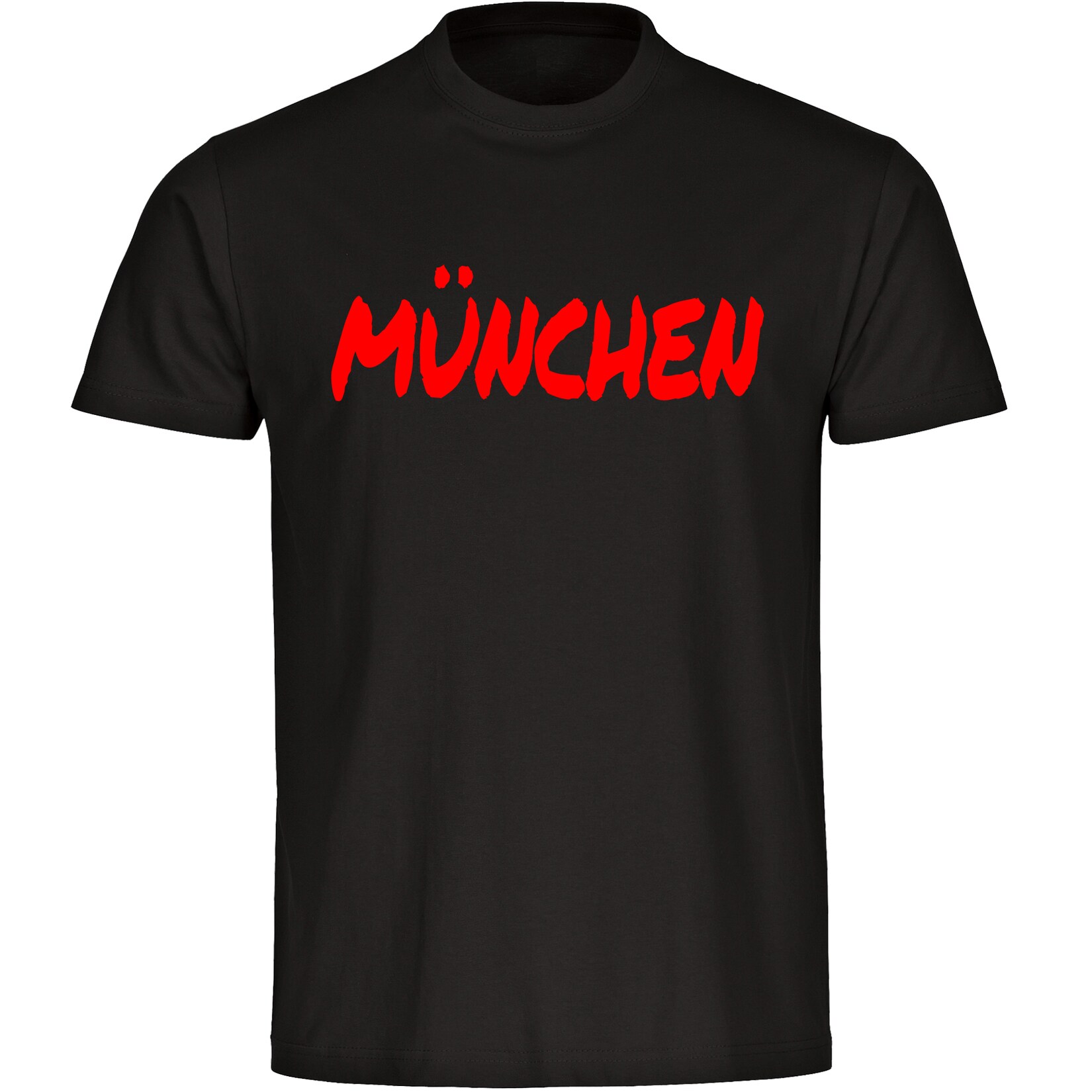 Kinder T-Shirt - München rot - Textmarker - Druck rot - Kind