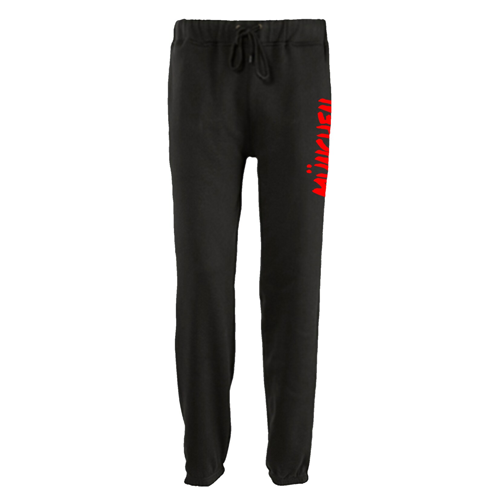 Jogginghose - München rot - Textmarker - Druck rot - Trainingshose