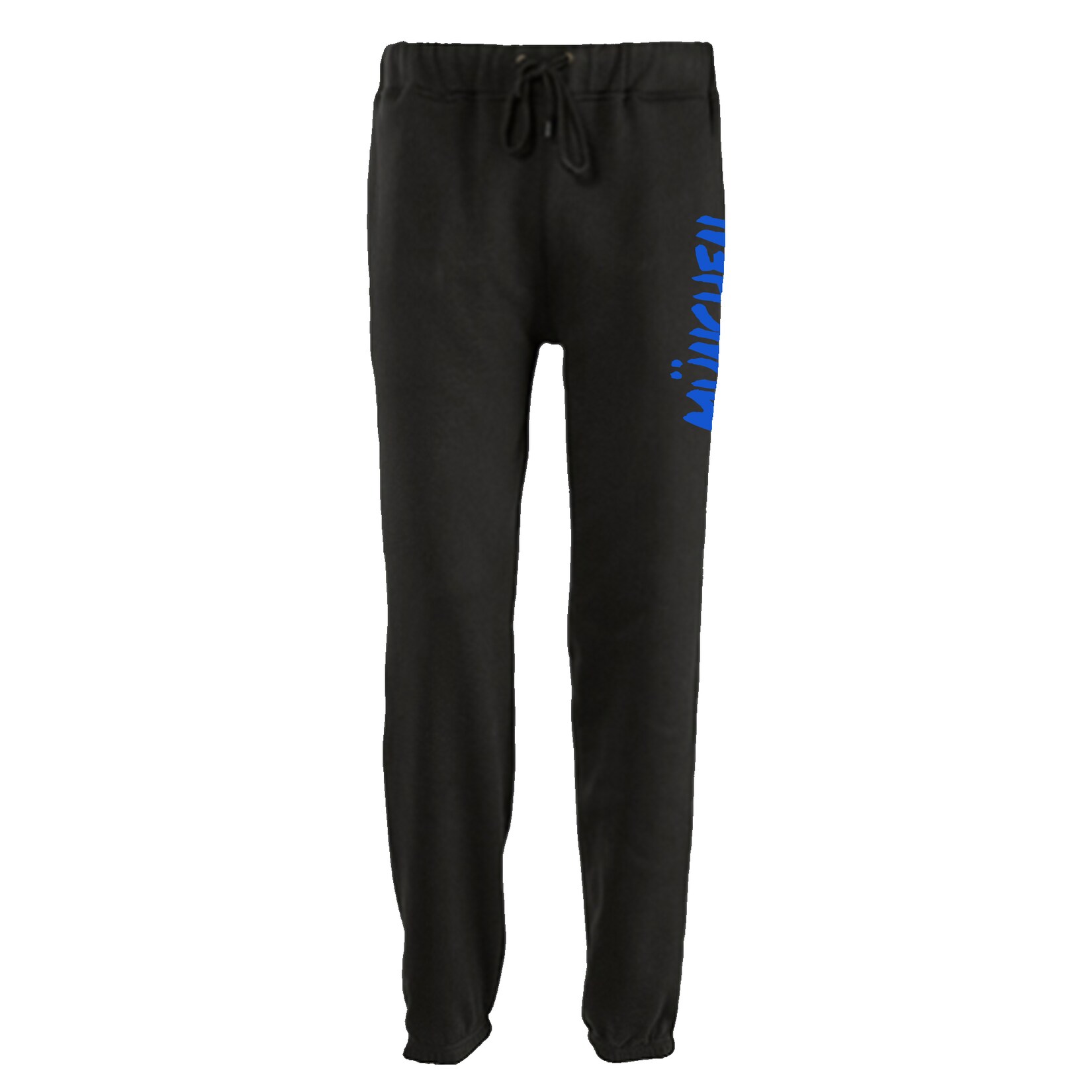 Jogginghose - München blau - Textmarker - Druck blau - Trainingshose