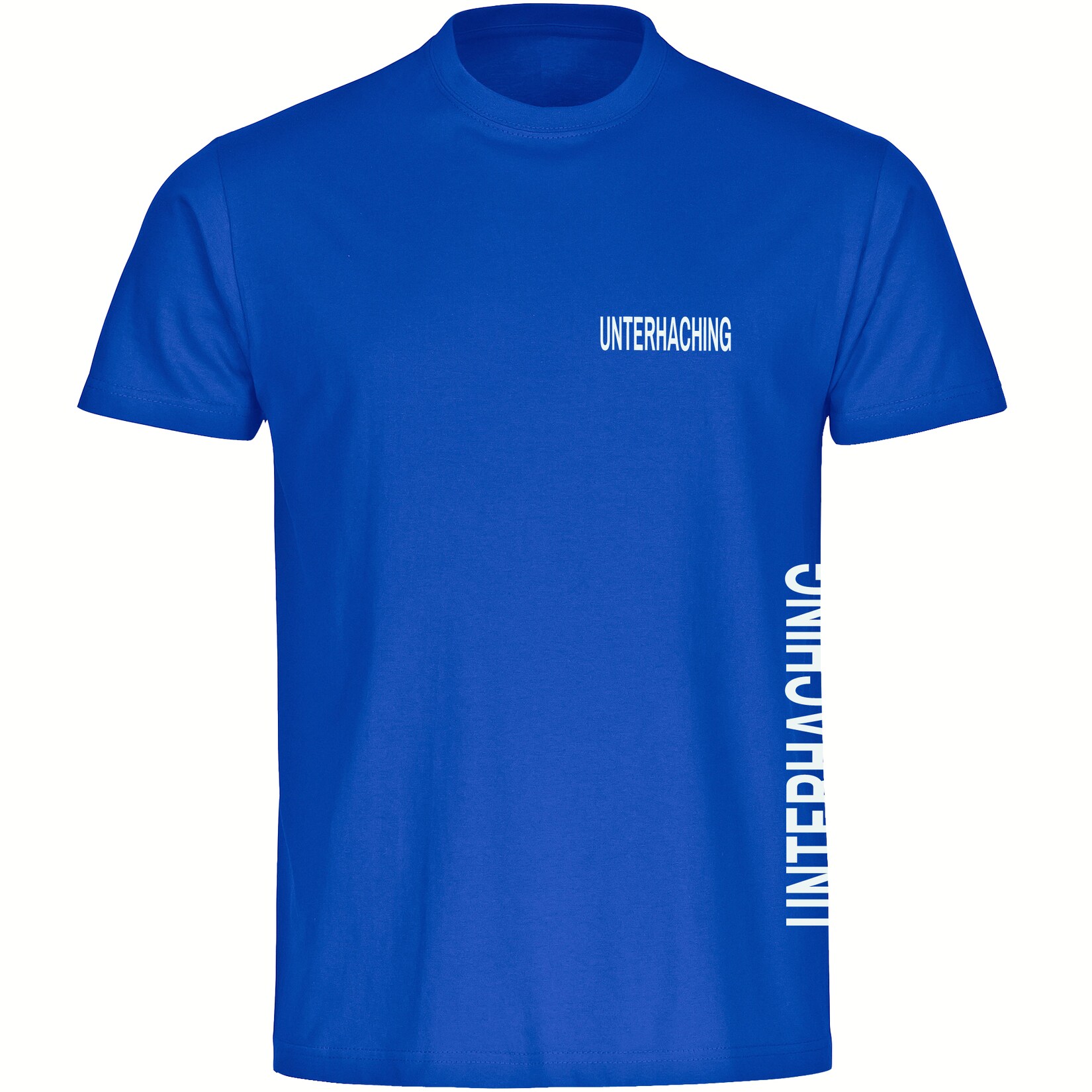Kinder T-Shirt - Unterhaching - Brust & Seite - Druck weiß - Kind