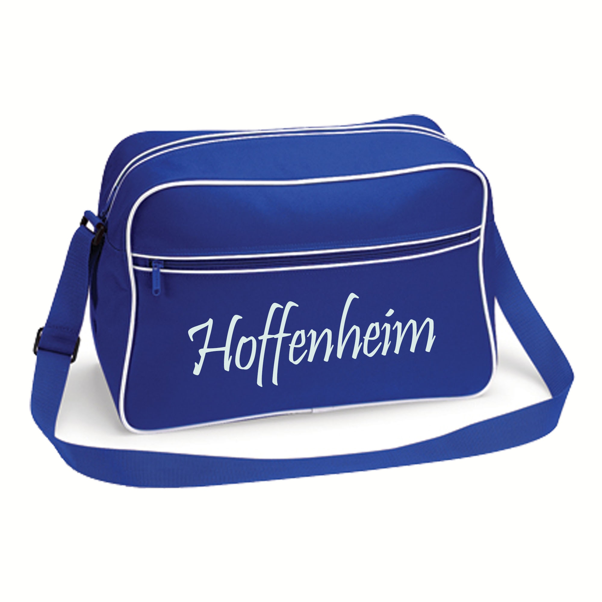 multifanshop Retrotasche - Hoffenheim - Schriftzug - Druck wei&szlig; - Tasche 