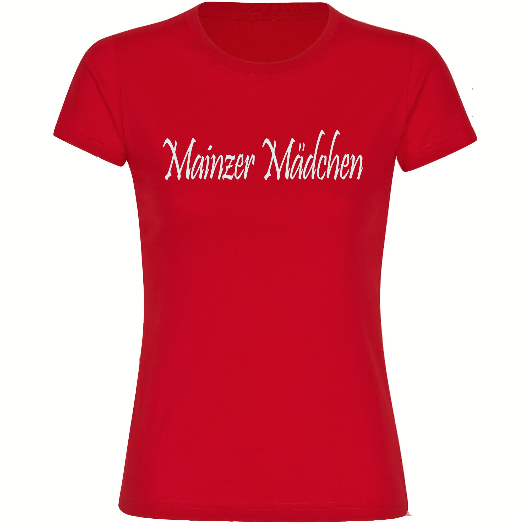 multifanshop Kinder T-Shirt - Mainz - Mainzer M&auml;dchen - Druck wei&szlig; - Kind 