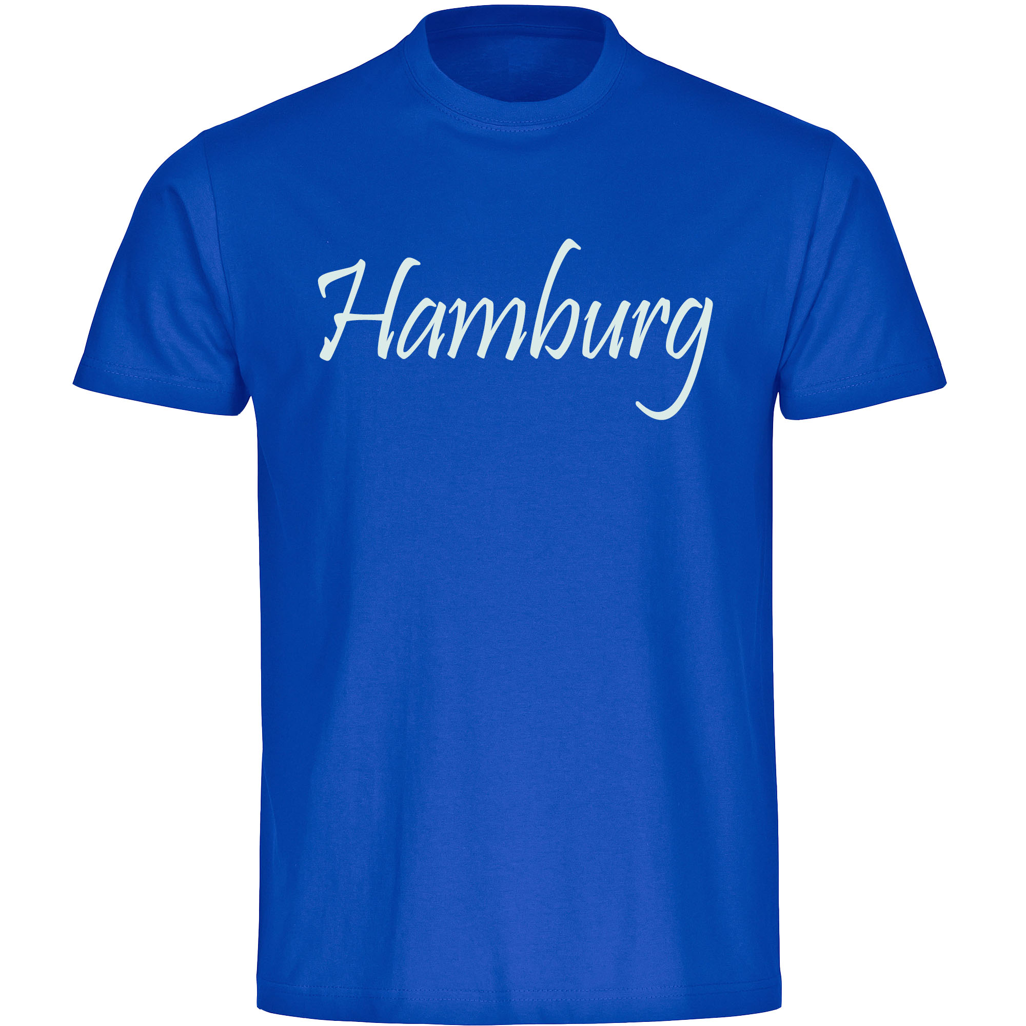 multifanshop Kinder T-Shirt - Hamburg - Schriftzug - Druck wei&szlig; - Kind 