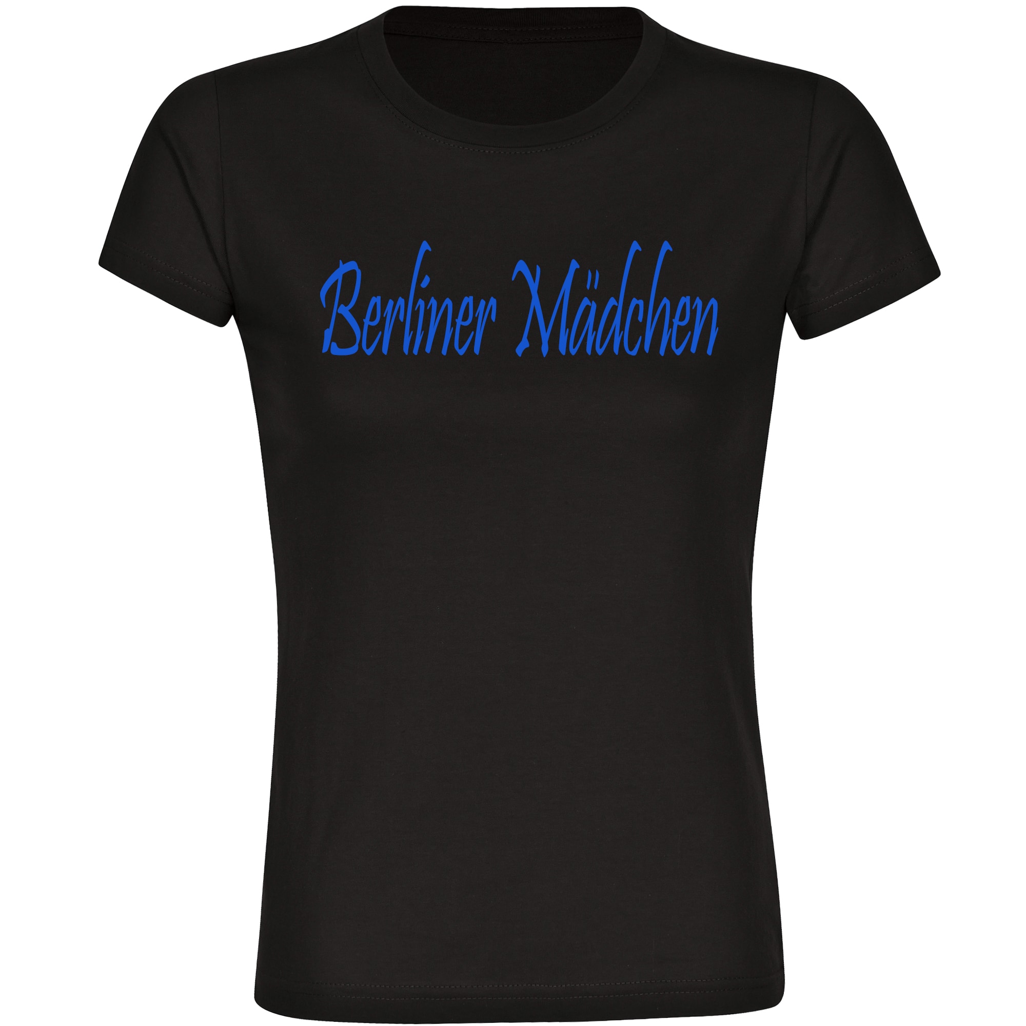 multifanshop Kinder T-Shirt - Berlin blau - Berliner M&auml;dchen - Druck blau - Kind 