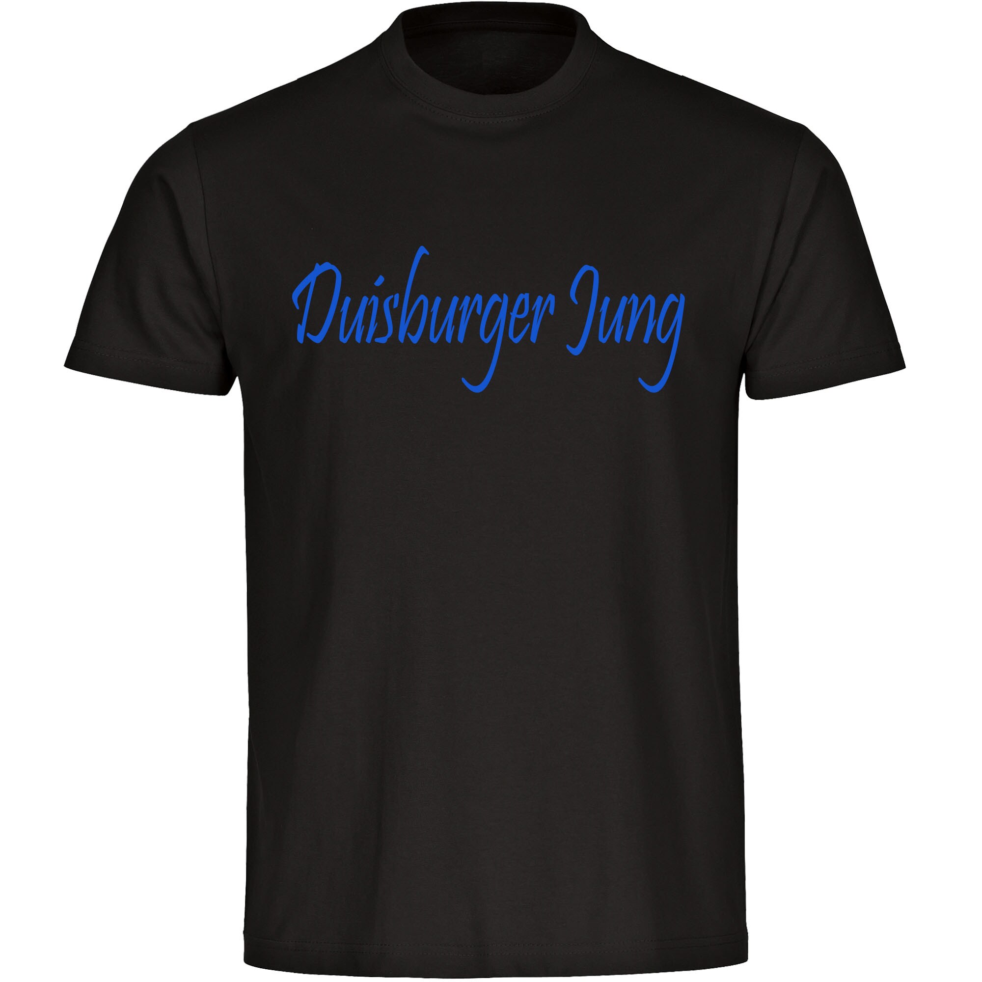 multifanshop Kinder T-Shirt - Duisburg - Duisburger Jung - Druck blau - Kind 