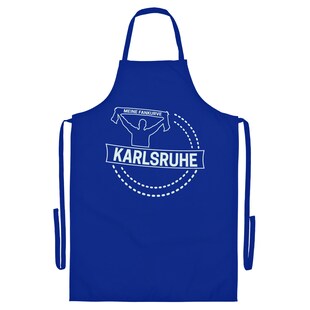 multifanshop Grillschürze - Karlsruhe - Meine Fankurve - Druck weiß - Schürze 
