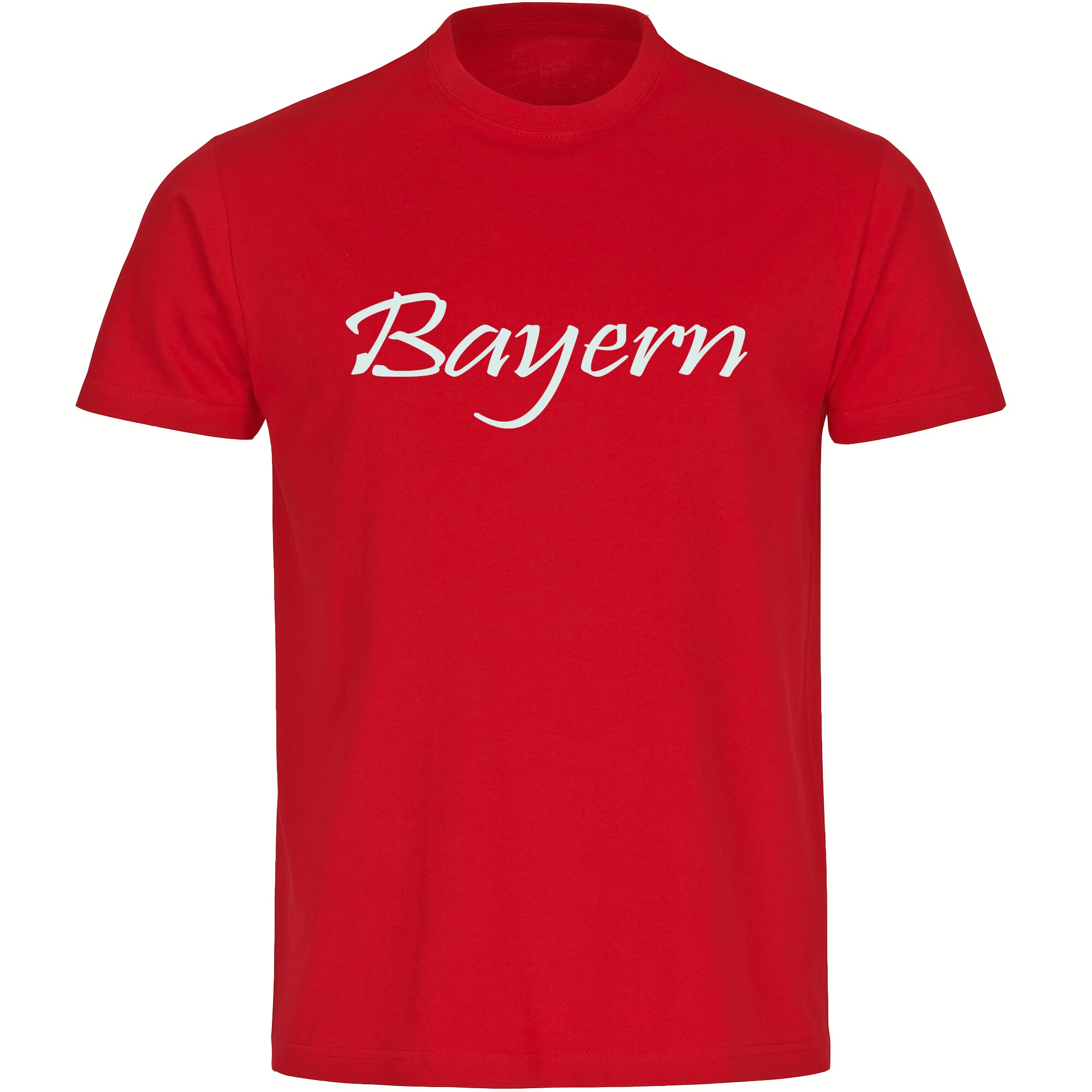 multifanshop Kinder T-Shirt - Bayern - Schriftzug - Druck wei&szlig; - Kind 