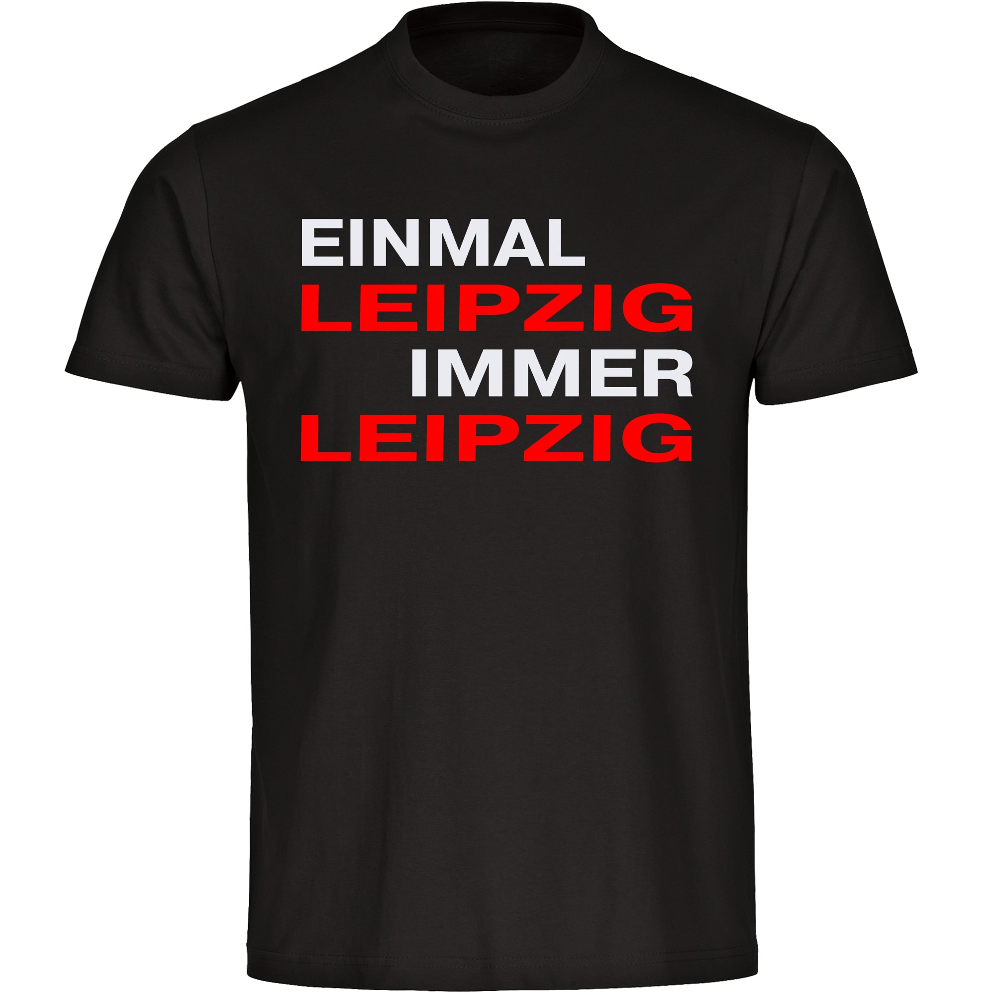 multifanshop Kinder T-Shirt - Leipzig - Einmal Immer - Druck rot - Kind 