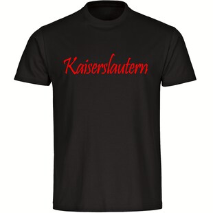 multifanshop Kinder T-Shirt - Kaiserslautern - Schriftzug - Druck rot - Kind 