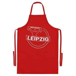 multifanshop Grillschürze - Leipzig - Meine Fankurve - Druck weiß - Schürze 