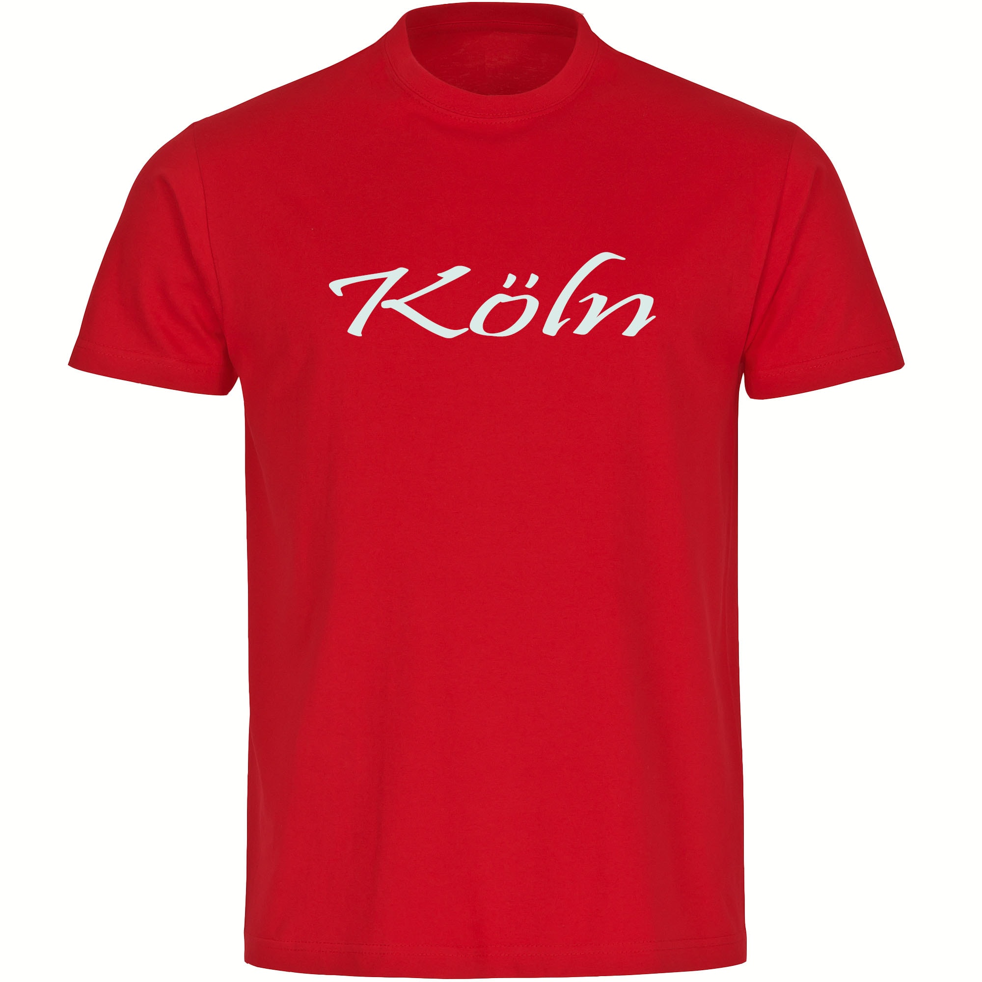 multifanshop Kinder T-Shirt - K&ouml;ln - Schriftzug - Druck wei&szlig; - Kind 