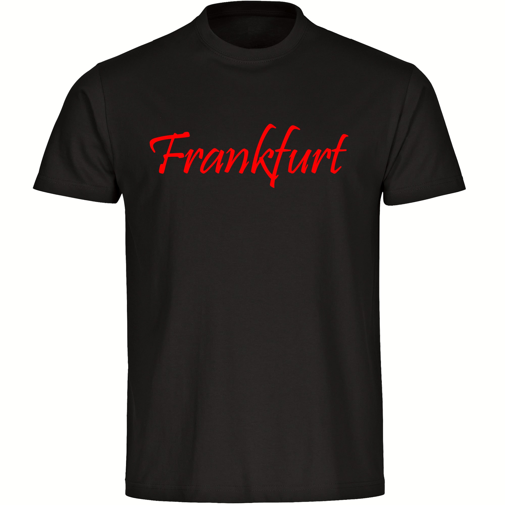 multifanshop Kinder T-Shirt - Frankfurt - Schriftzug - Druck rot - Kind 