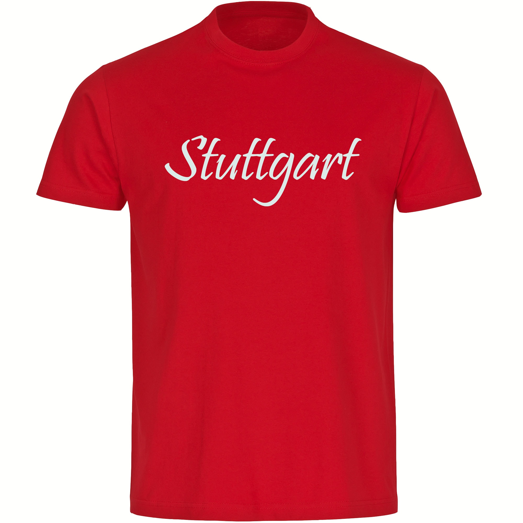 multifanshop Kinder T-Shirt - Stuttgart - Schriftzug - Druck wei&szlig; - Kind 