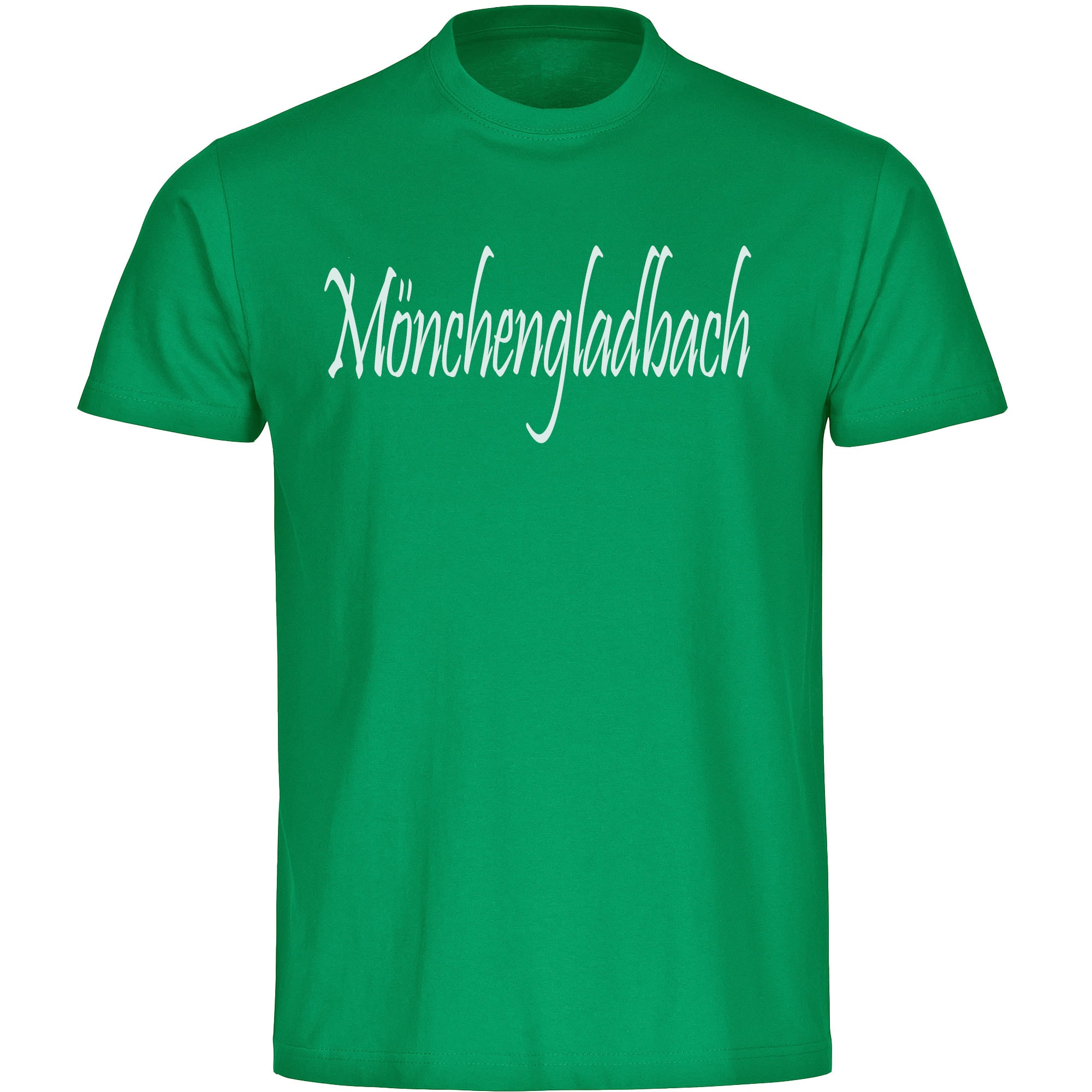 multifanshop Kinder T-Shirt - M&ouml;nchengladbach - Schriftzug - Druck wei&szlig; - Kind 