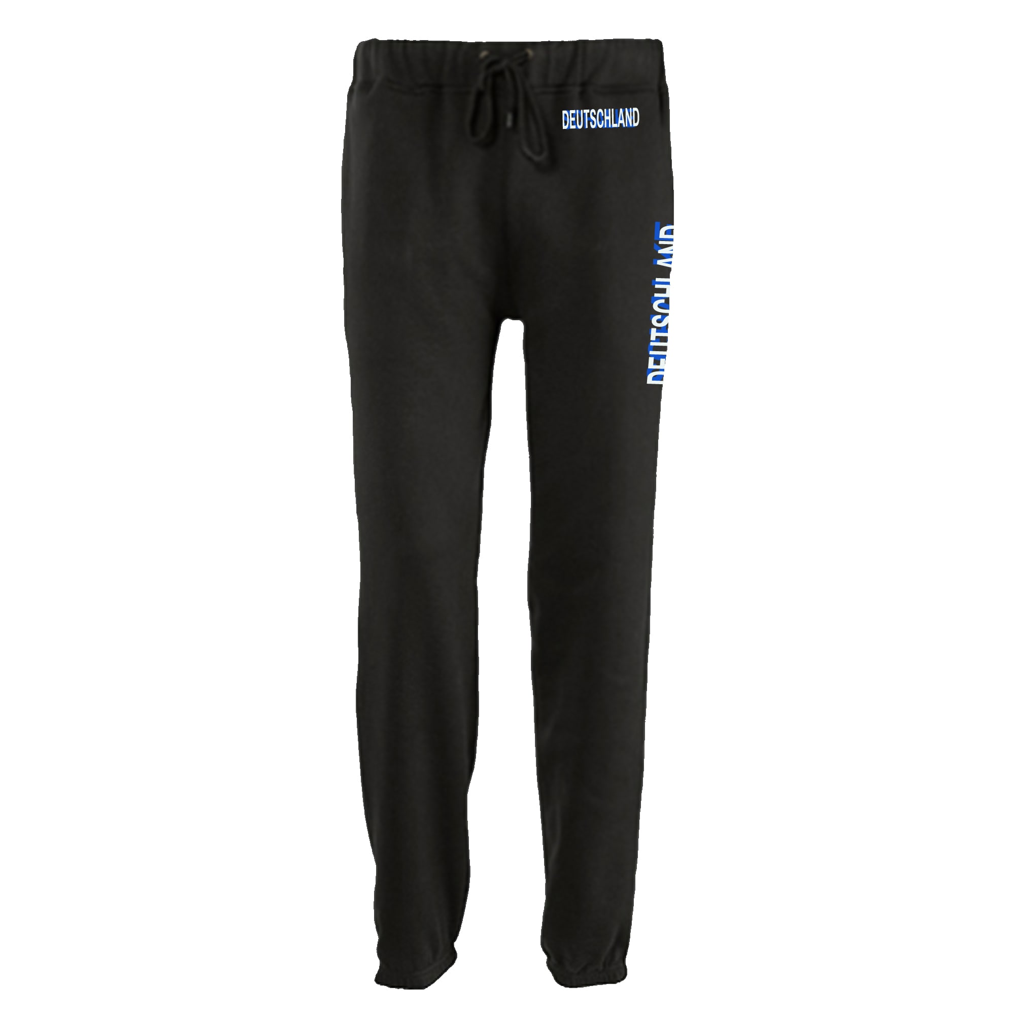 multifanshop Jogginghose - Deutschland - Bund & Seite - Druck wei&szlig; - Trainingshose 