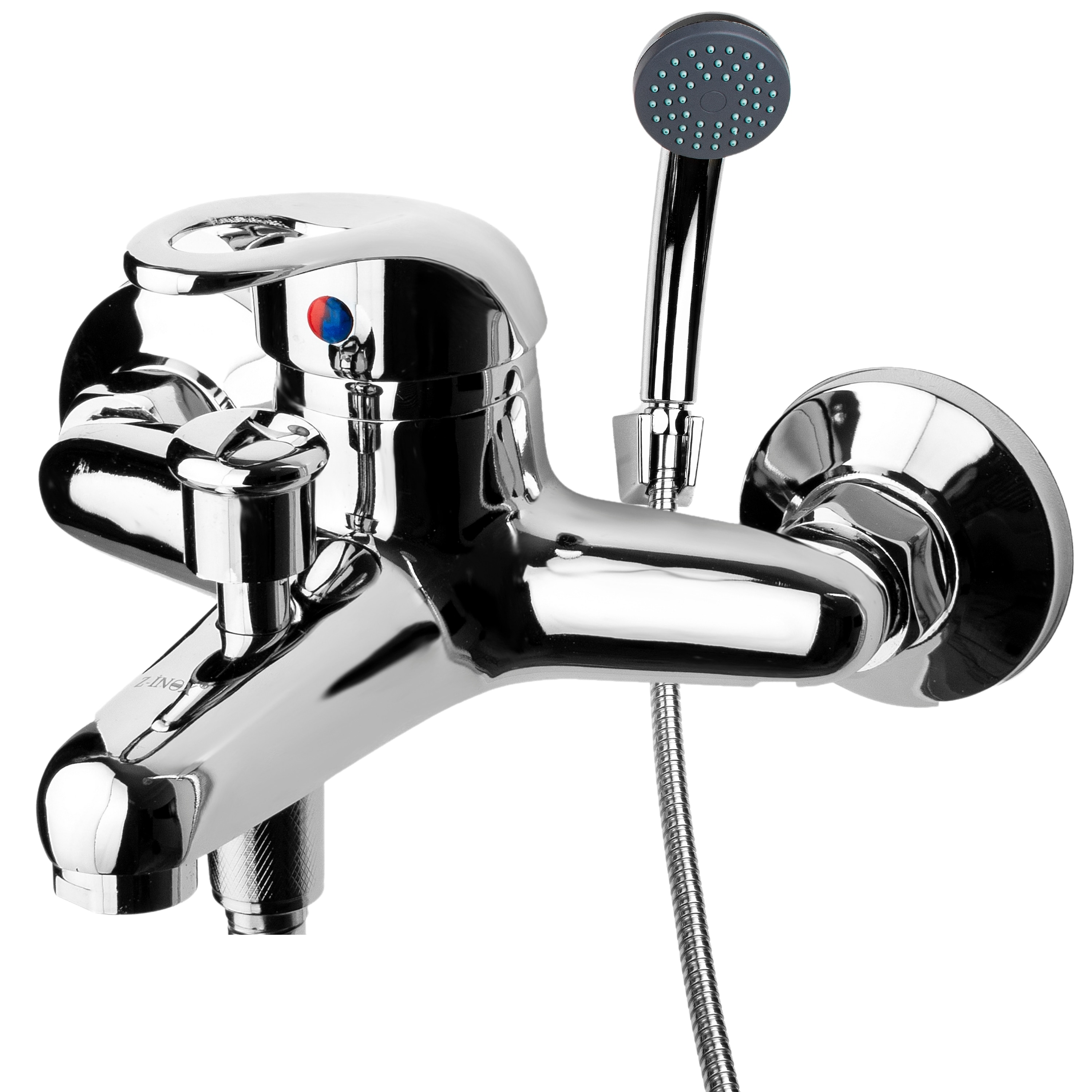 Zilan Bad-Armatur Badewannenarmatur mit Handbrause DIN Standard 