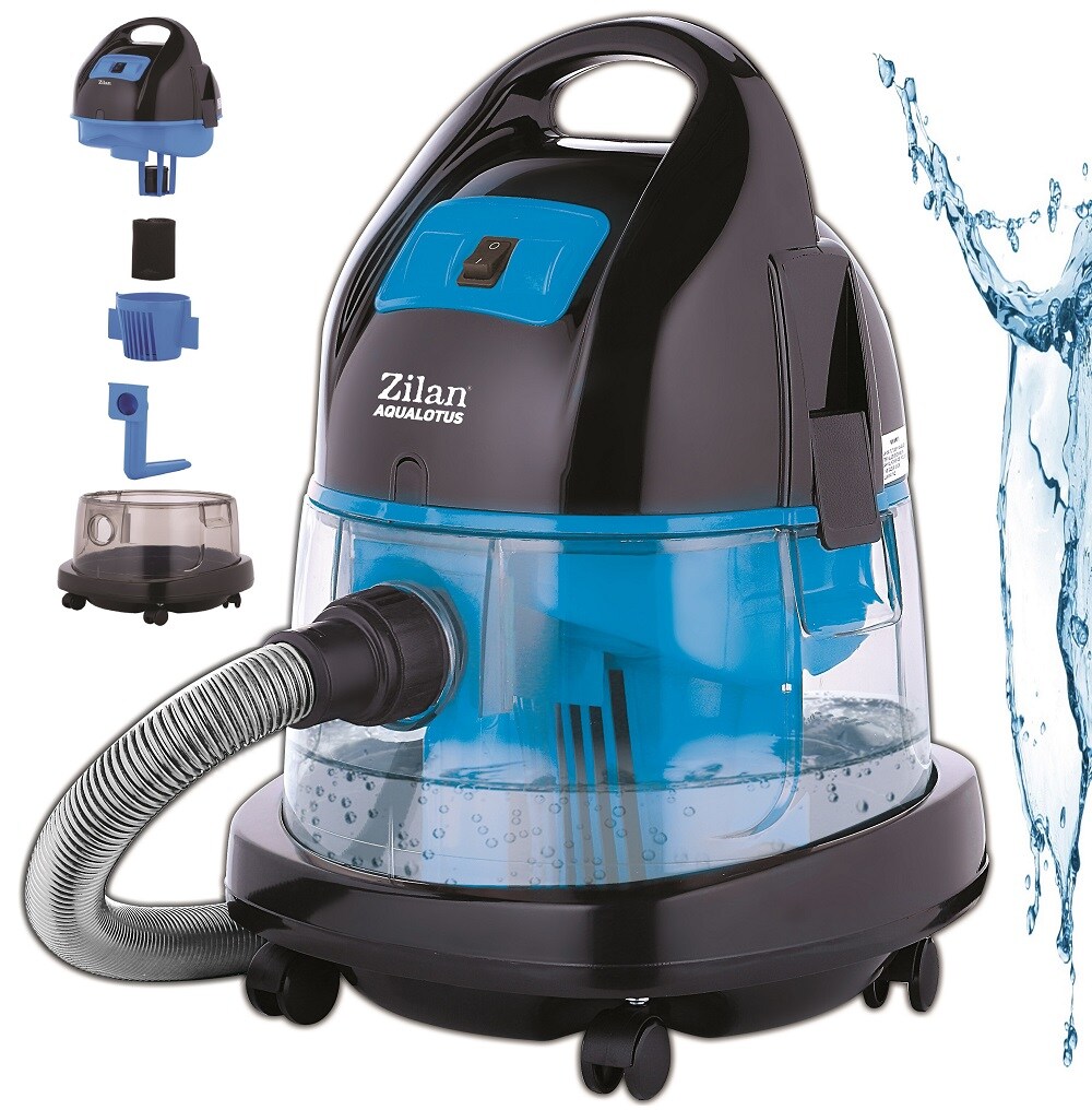 Staubsauger m. Wasserfilter Nass/Trocken Sauger  2000W blau