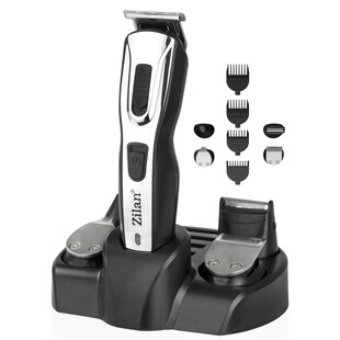 Zilan 5in1 Bartschneider Set 10 Aufsätze Akku oder Netzbetrieb 