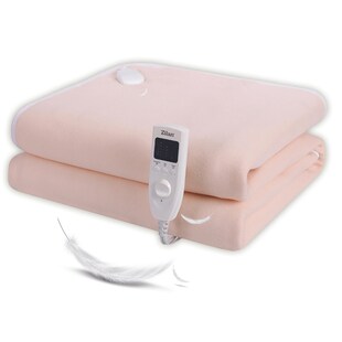 Zilan Elektrische Heizdecke mit Timer Wärmedecke 150x80cm beige 