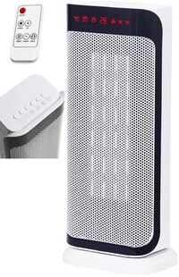 Echos Keramik Heizlüfter Timer Fernbedienung Temperaturanzeige 2000W 