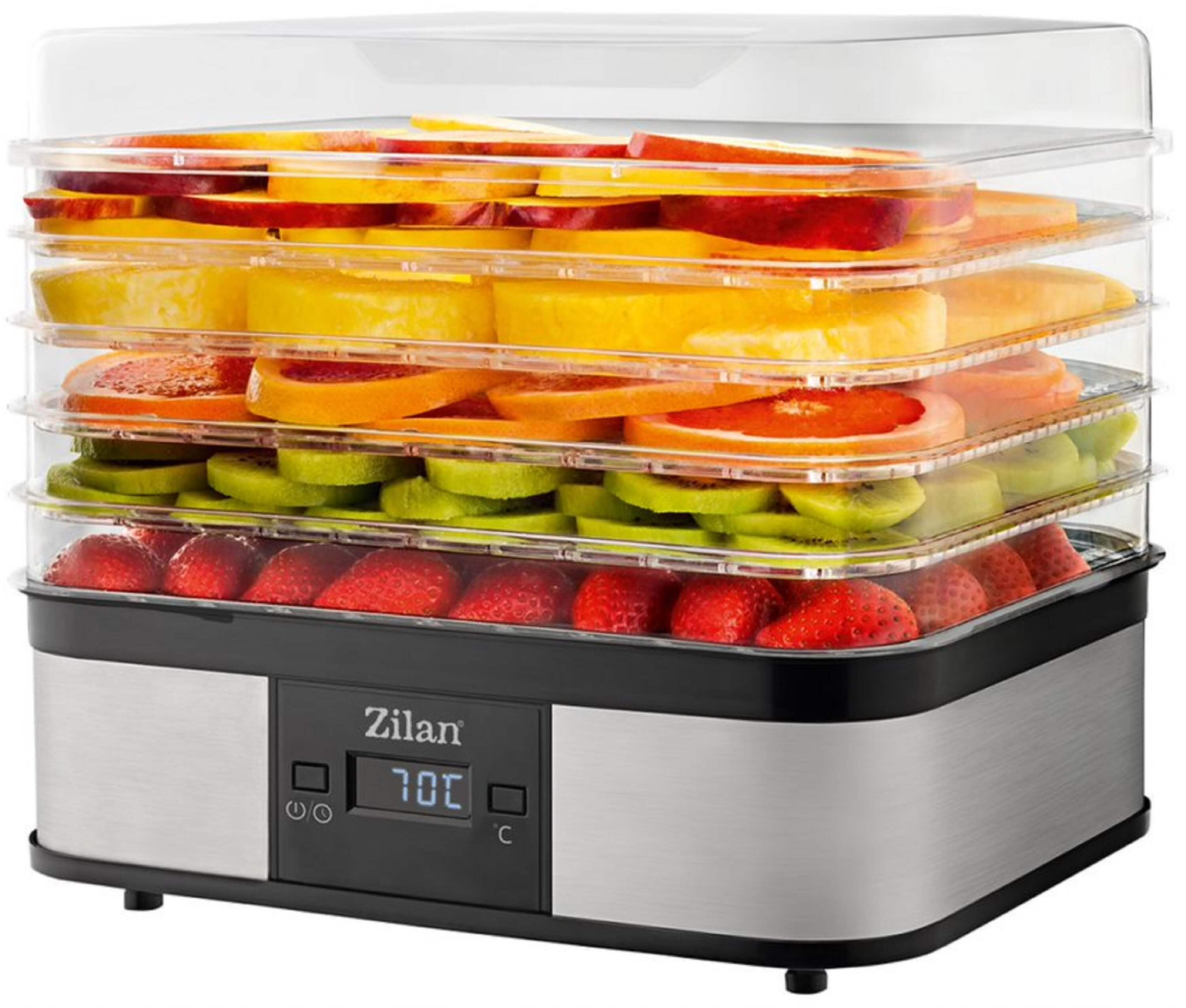 Zilan D&ouml;rrautomat mit Digital Display 5 Ebenen 48h Timer 245W 