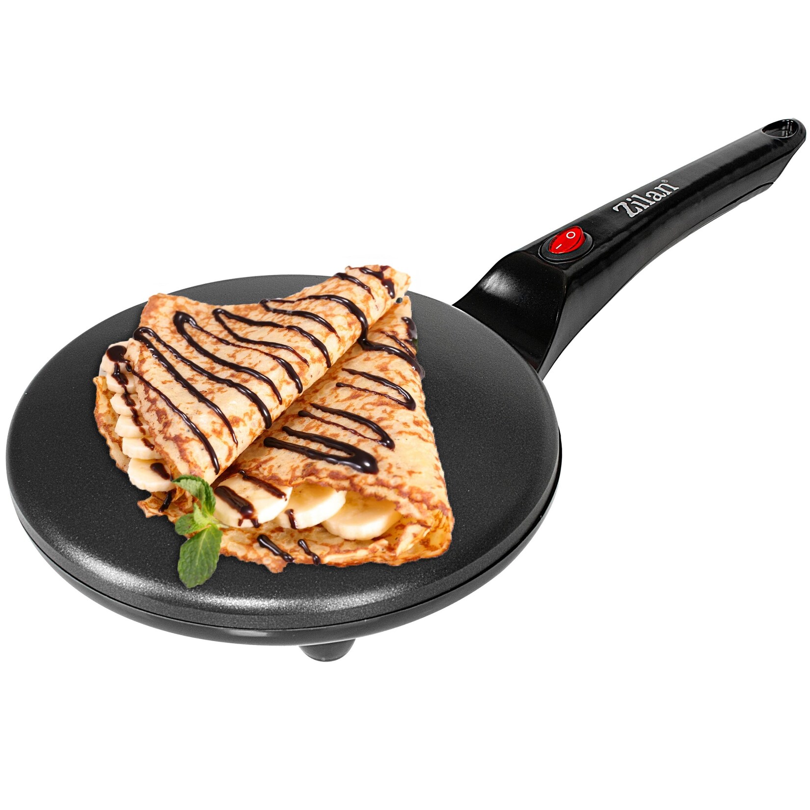 Crêpes Maker 20cm Antihaftbeschichtung Cool-Touch-Griff 800W