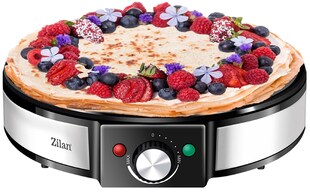 Zilan Crepes Maker 1200W Cool-Touch Griff Antihaftbeschichtung 