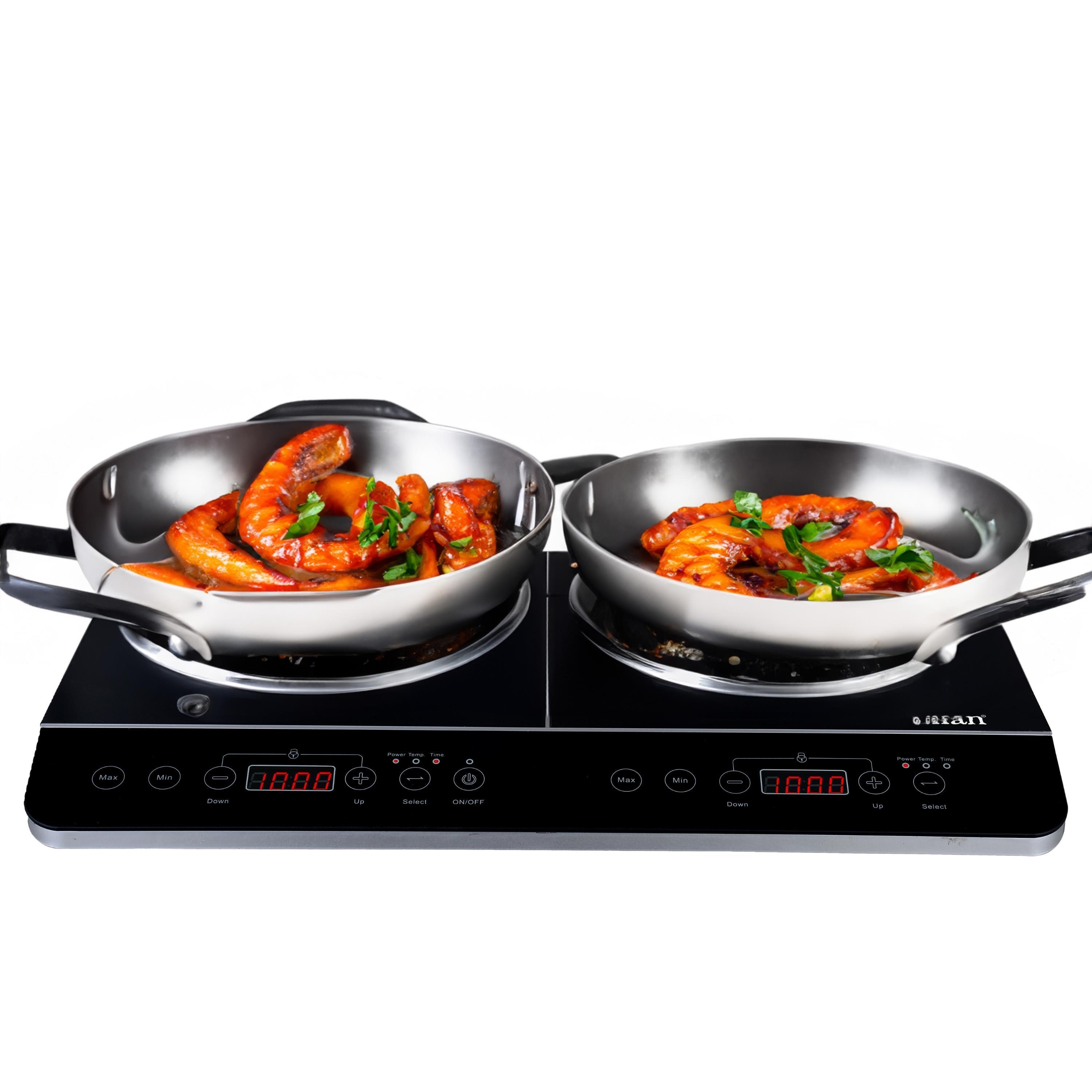 Zilan Doppel Induktionskochfeld 2 Platten Induktionskochfeld 3500W 