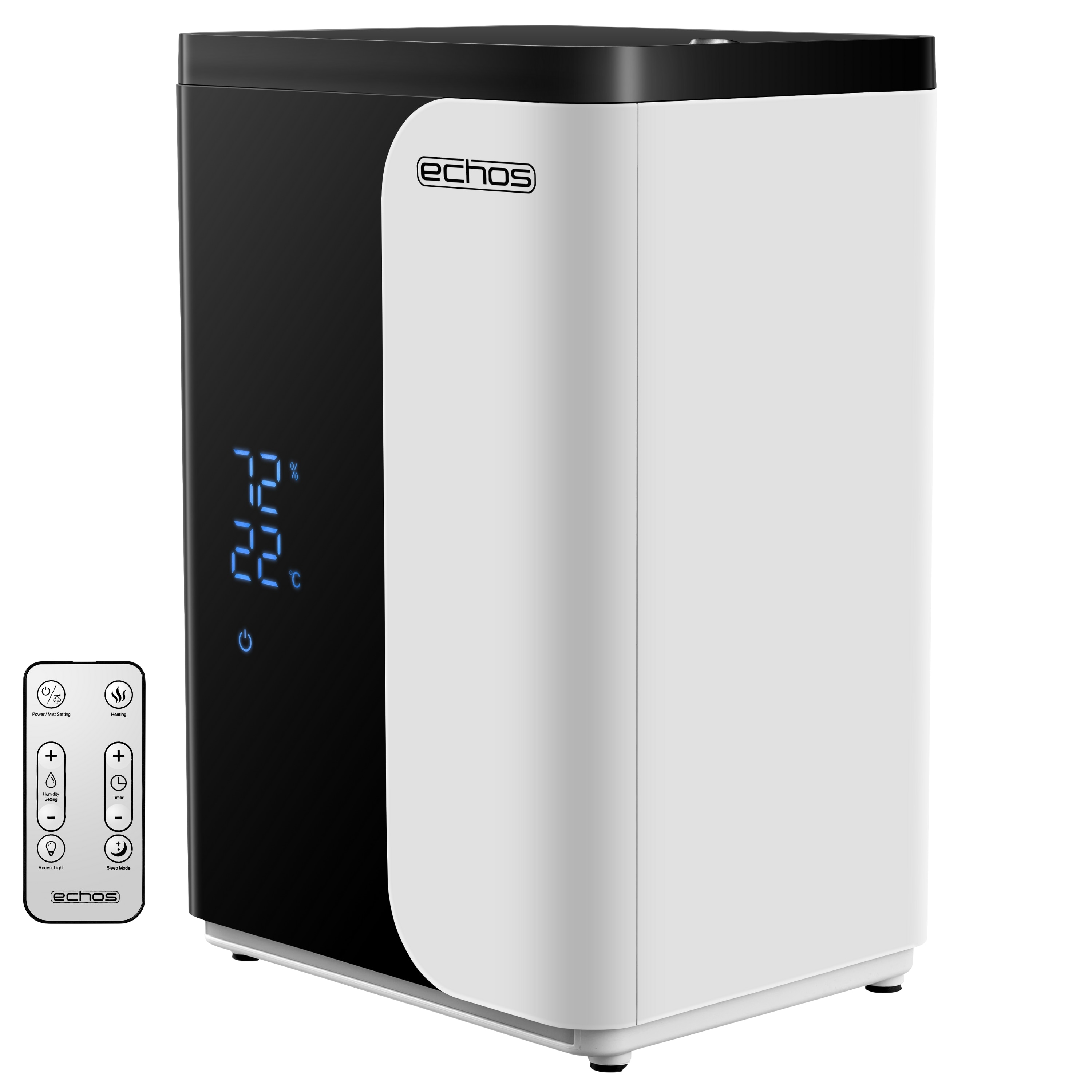 Echos WLAN Ultraschall Luftbefeuchter 5L Smart Life App Fernbedienung 