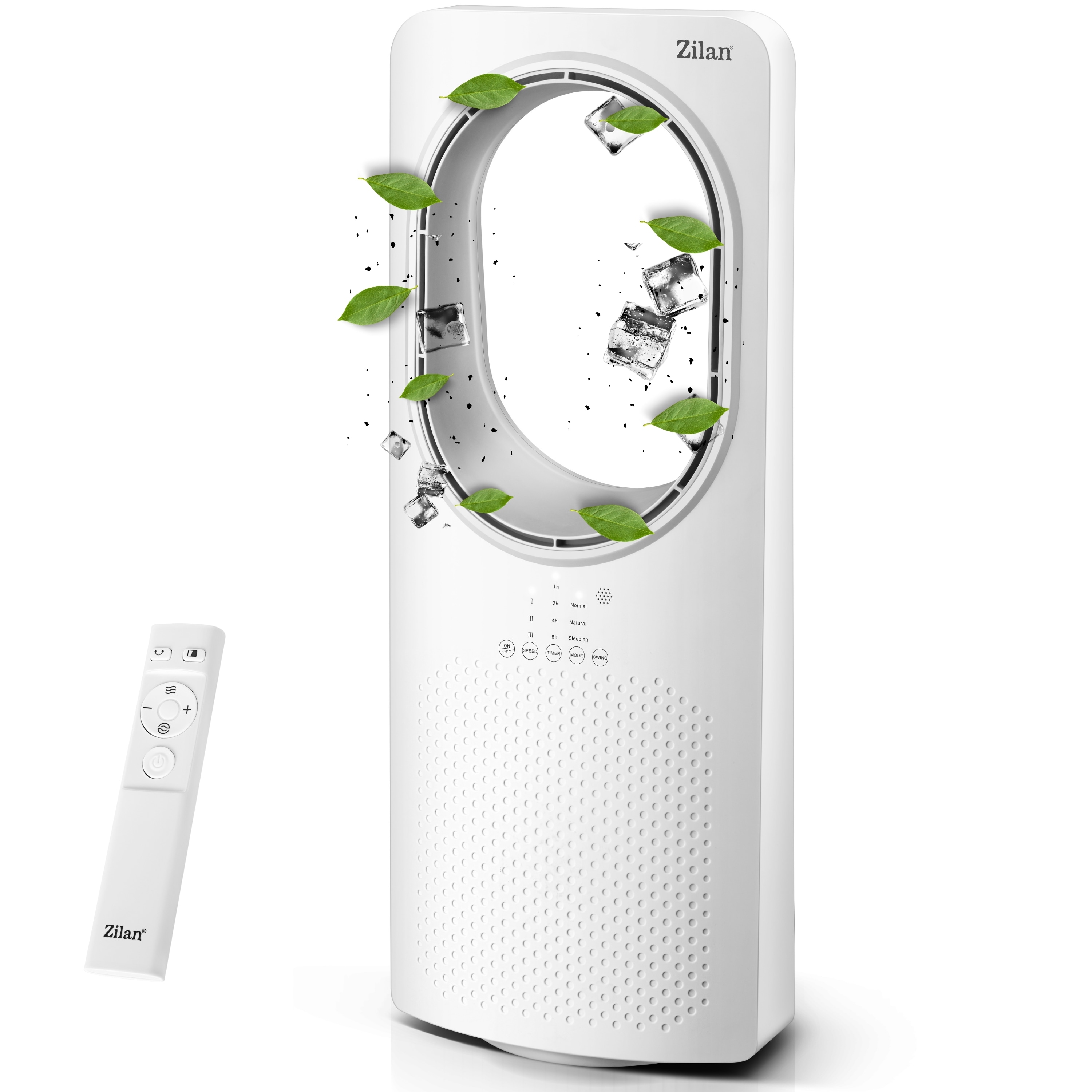 Zilan Turmventilator m. Fernbedienung 3 Stufen Timer LED-Anzeige 