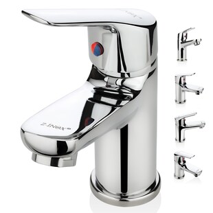 Zilan Badarmatur Edelstahl Einhebelmischer mit Anschlussschläuchen DIN Standard 