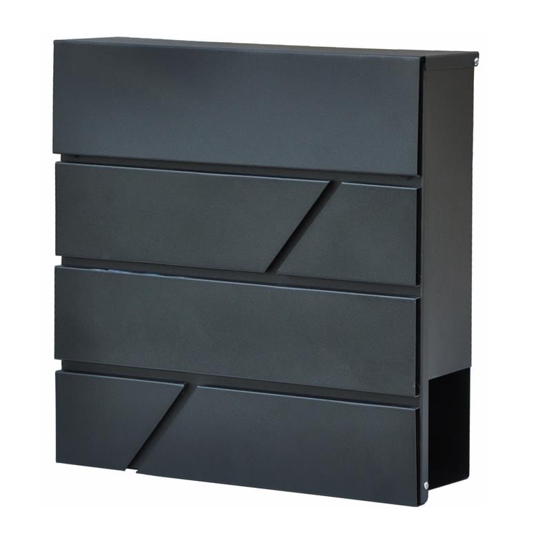 Dazikemo Wandbriefkasten Figura schwarz 