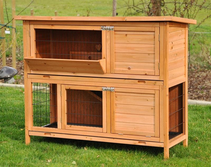 Nanook Kleintierstall Bommel 122 x 50 x 101 cm natur 